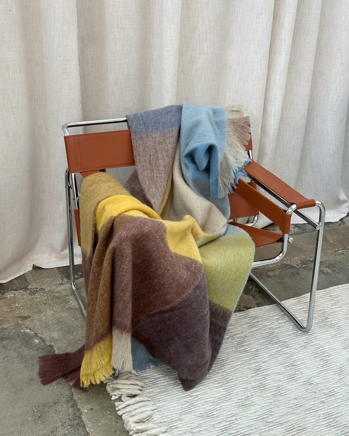 Lovstrand ullpläd 130x170 cm, Brown-multi Tinted