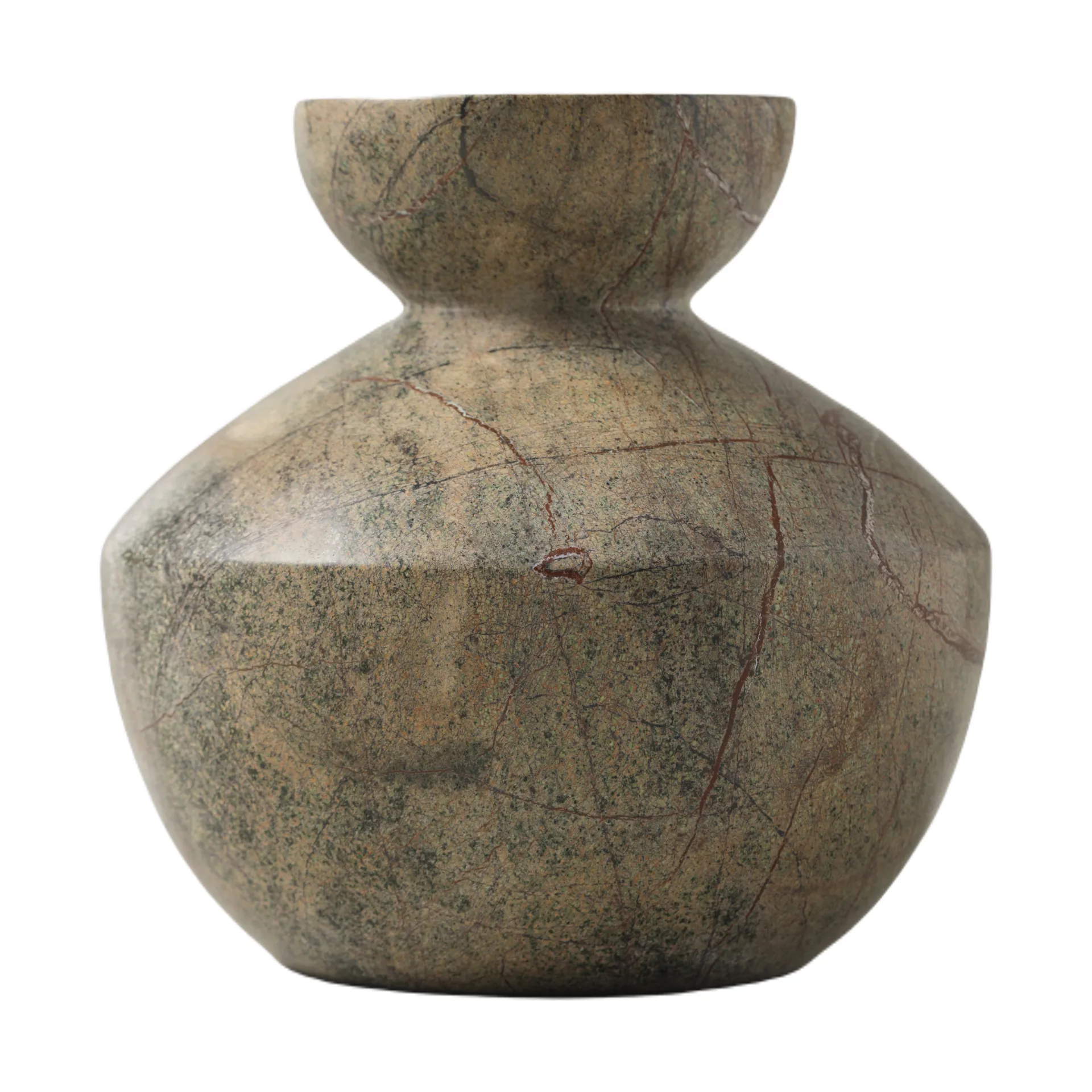 Malmros vas Ø15x16 cm, Brown Tinted