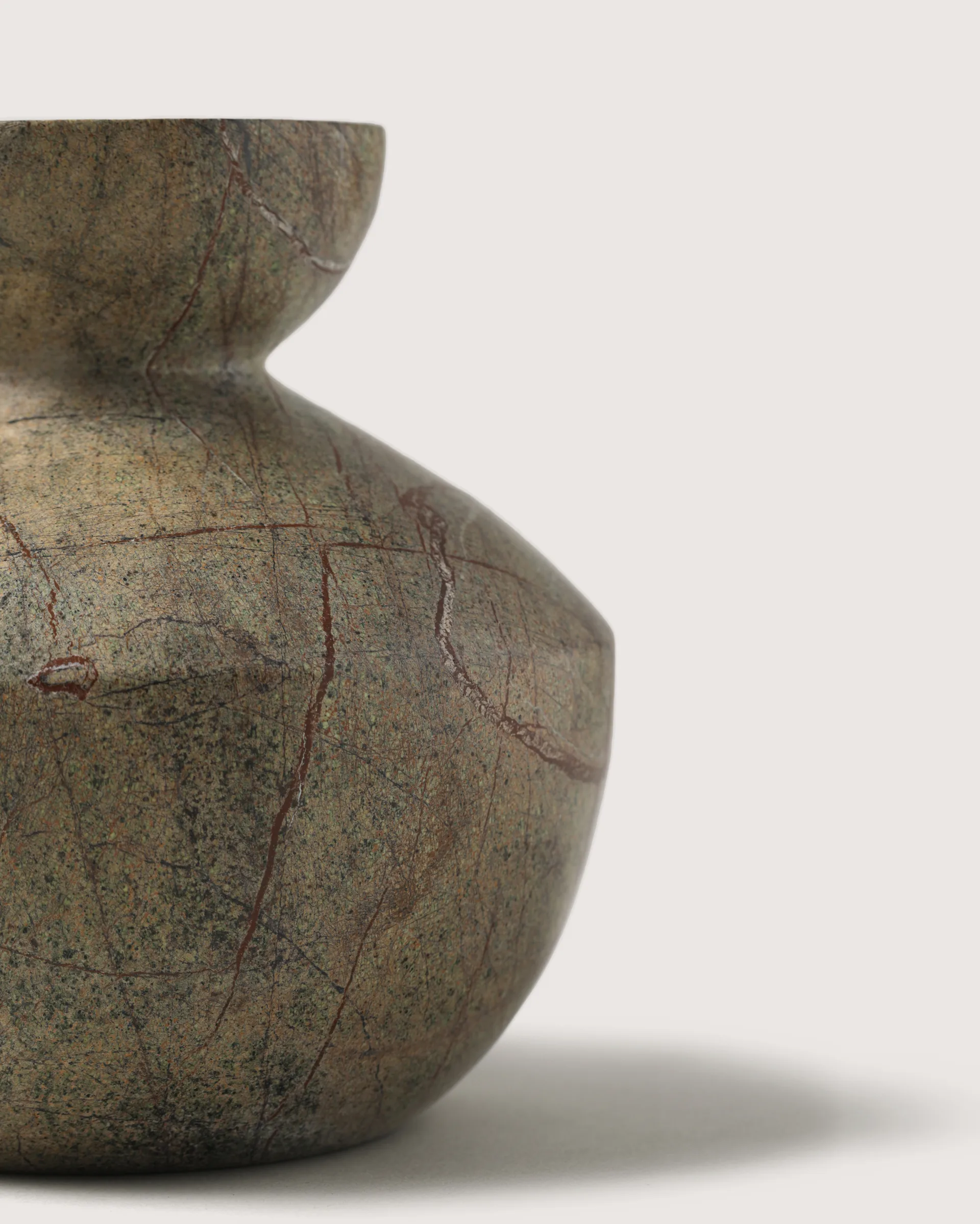 Malmros vas Ø15x16 cm, Brown Tinted