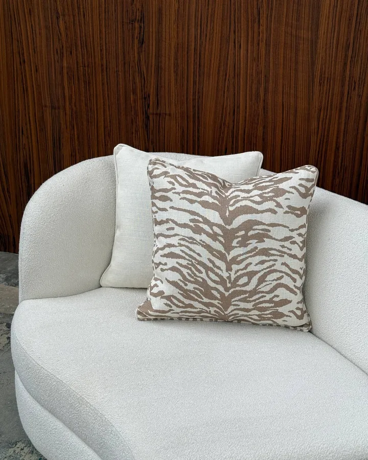Norell prydnadskudde - Tiger beige-off white, 50x50 cm - Tinted