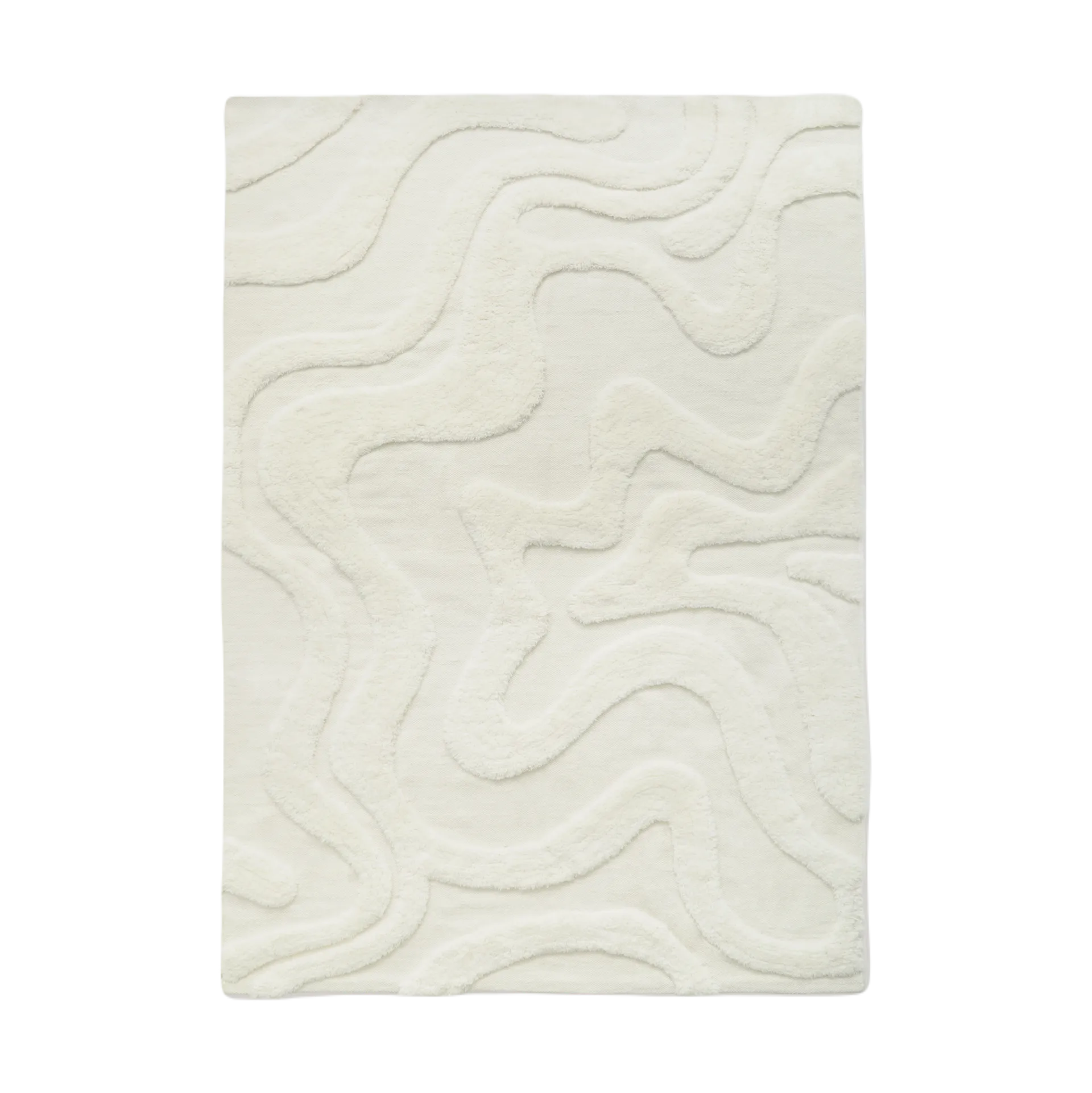 Norlander ullmatta 180x240 cm, Offwhite Tinted