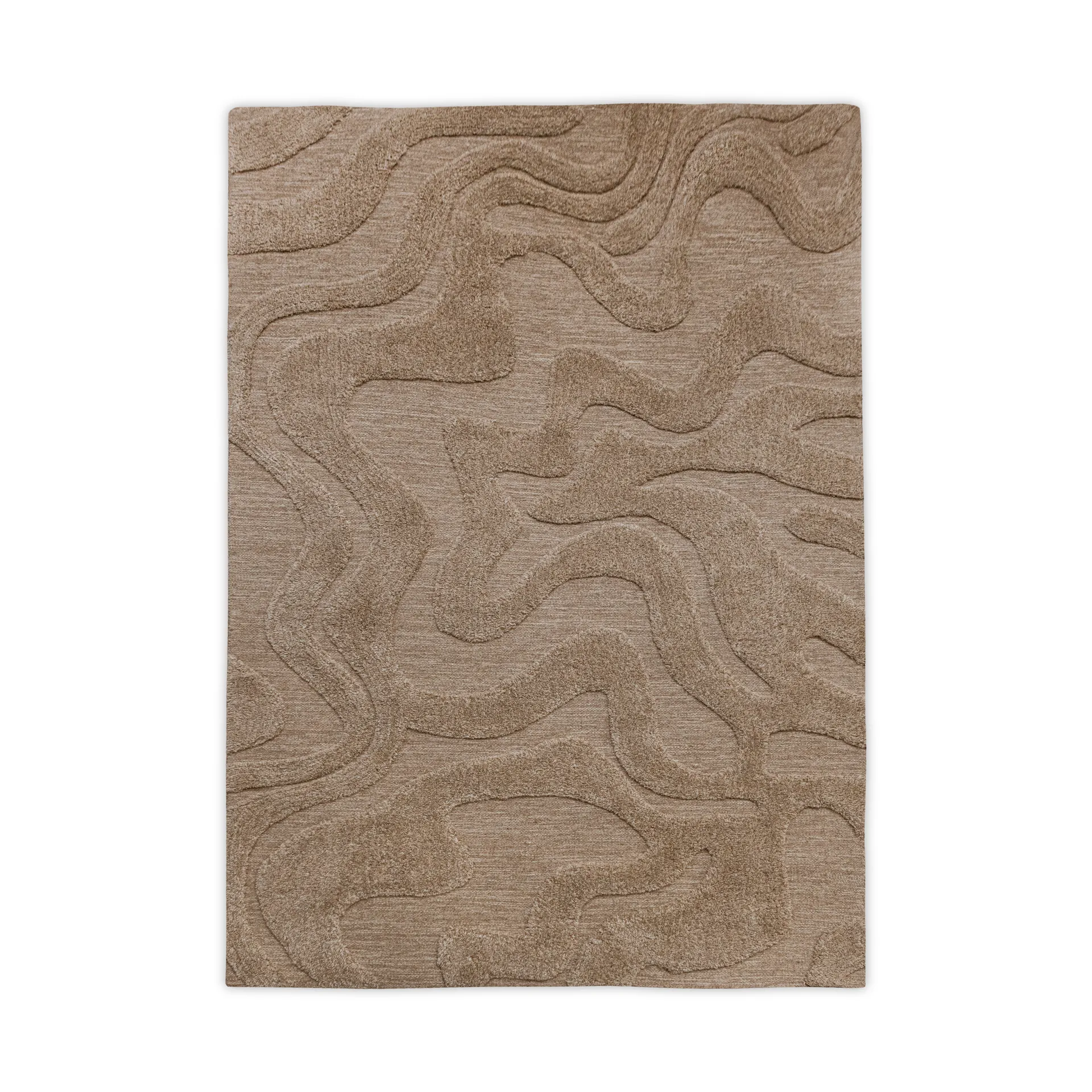 Norlander ullmatta 200x300 cm, Beige-melange Tinted