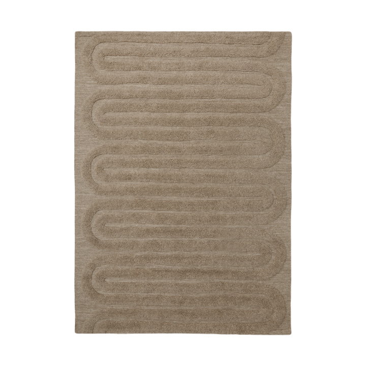 Riklund ullmatta 160x230 cm - Beige-melange - Tinted