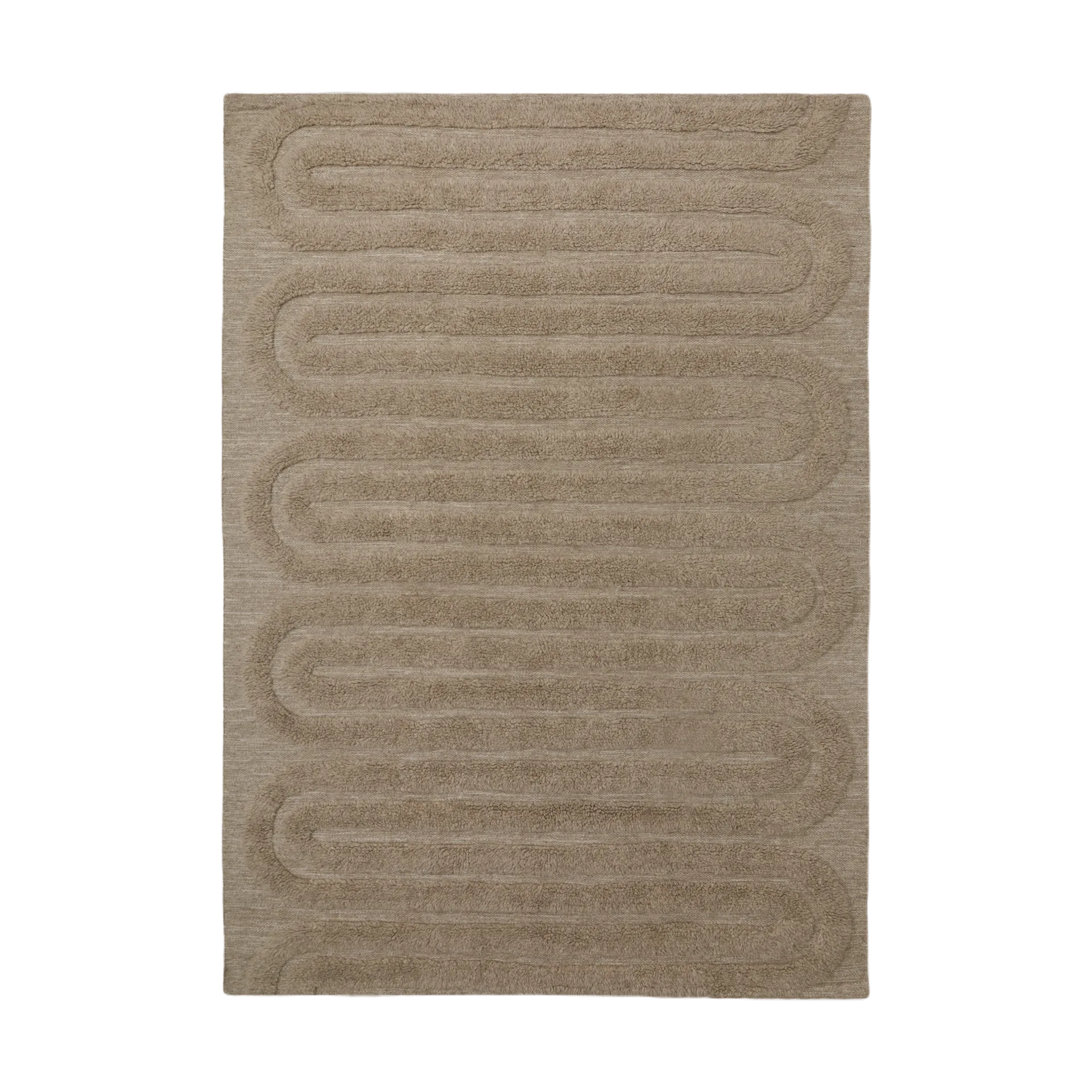 Riklund ullmatta 280x380 cm, Beige-melange Tinted