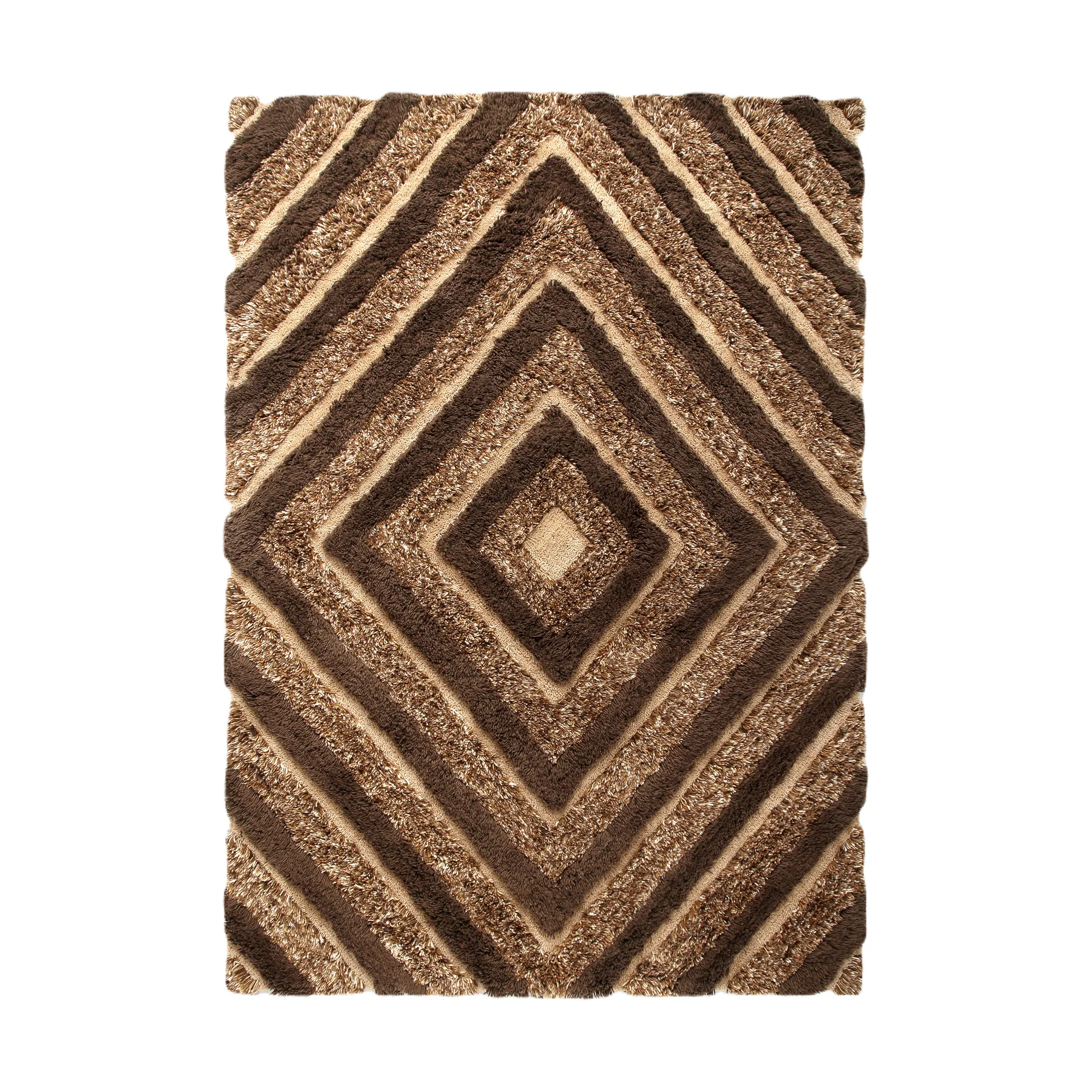 Stenborg ullmatta 170x240 cm, Brown Tinted