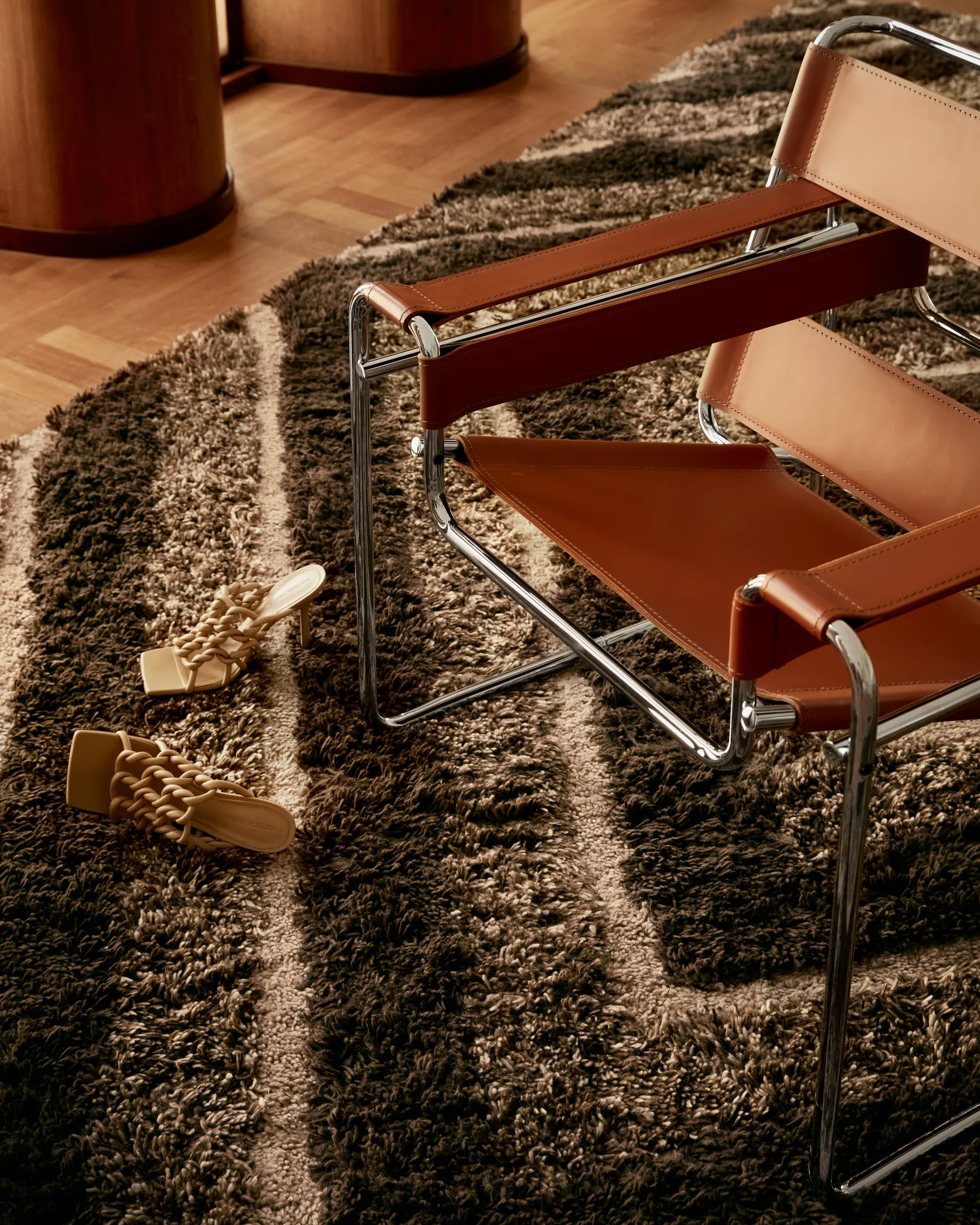 Stenborg ullmatta 170x240 cm, Brown Tinted
