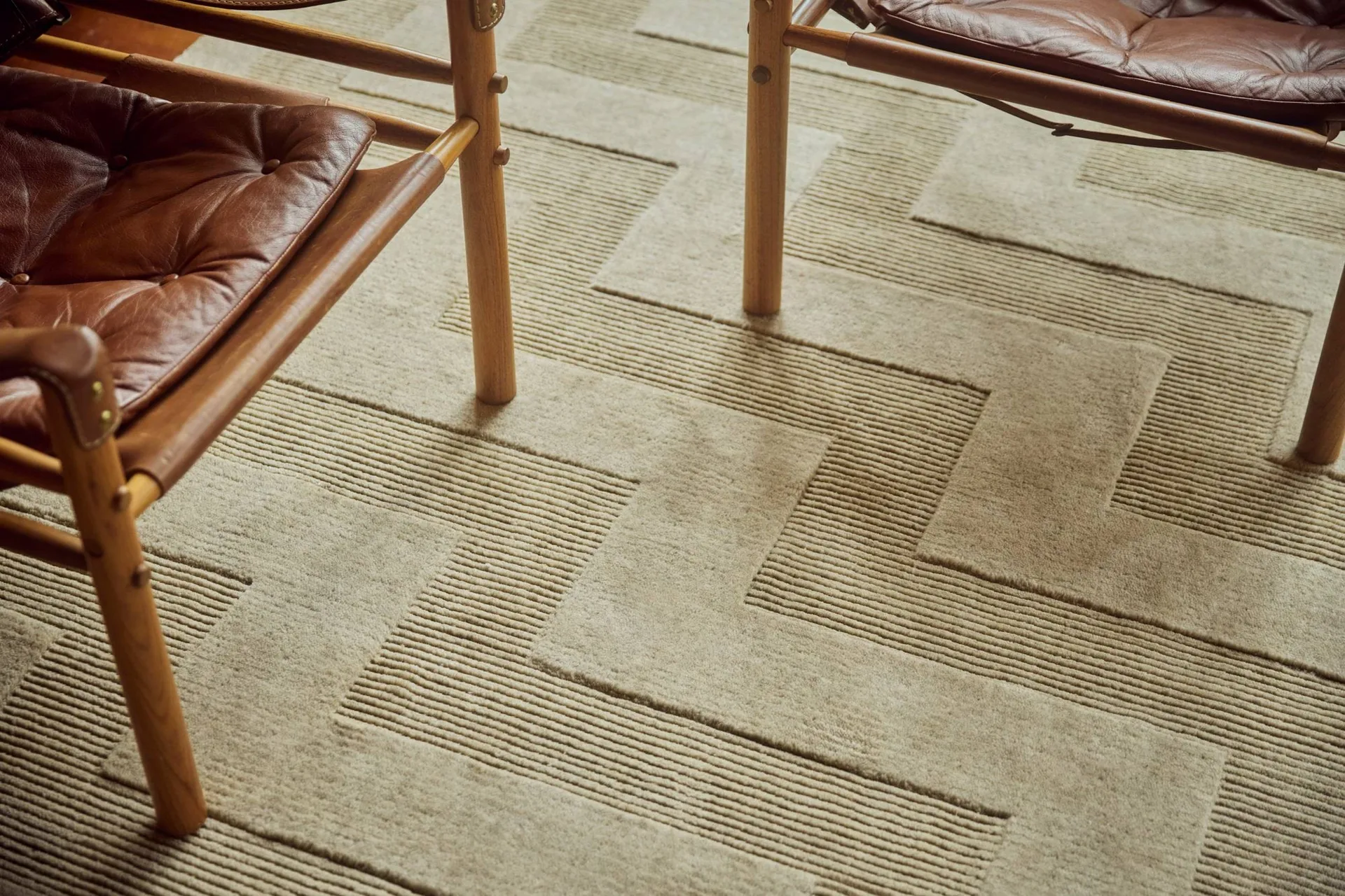 Valmont ullmatta, Beige-melange, 200x300 cm Tinted