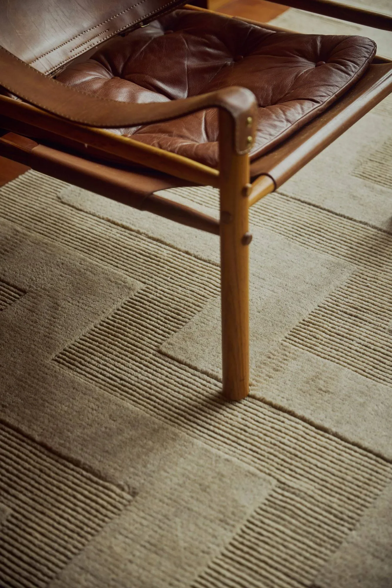 Valmont ullmatta, Beige-melange, 250x350 cm Tinted