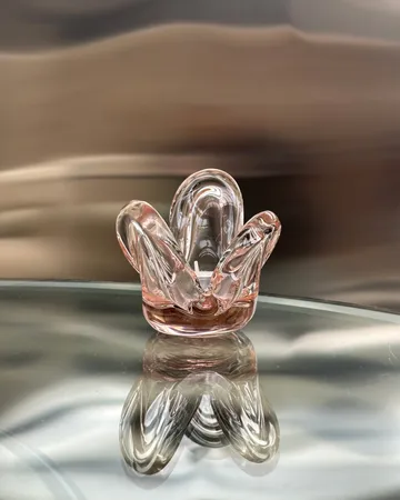 Visser ljuslykta - Pink - Tinted