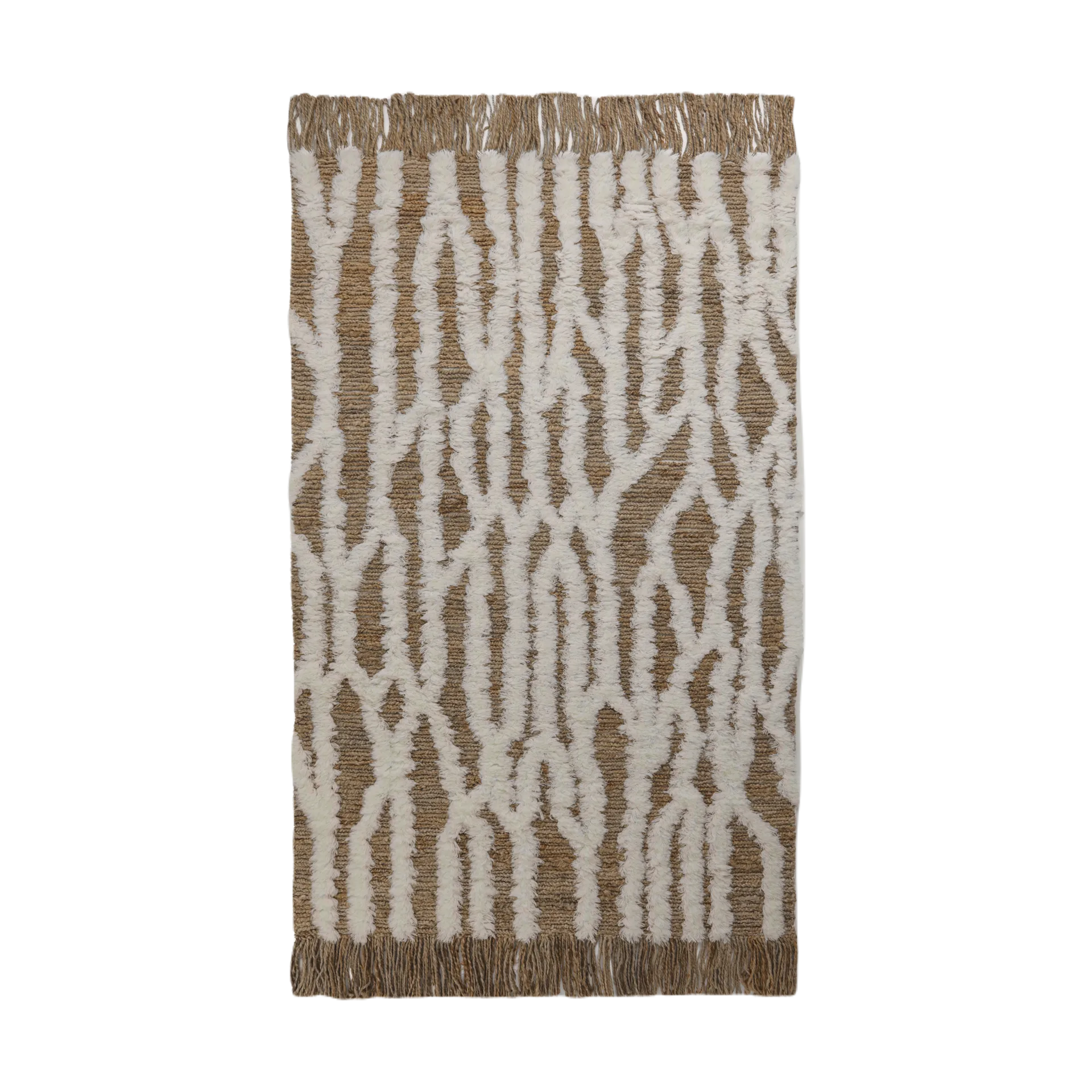 Wahl jutematta 170x240 cm, Brown-offwhite Tinted