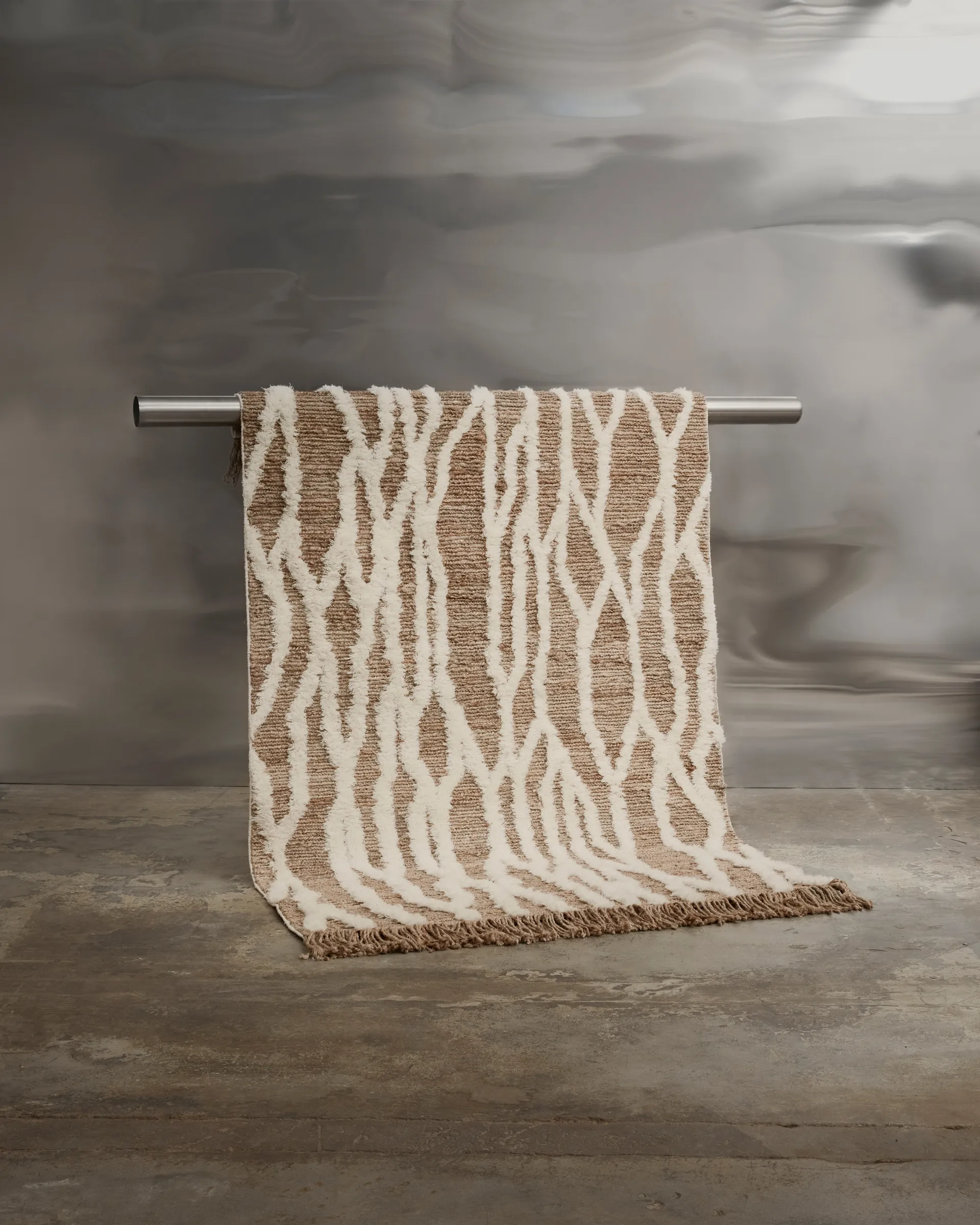 Wahl jutematta 200x300 cm, Brown-offwhite Tinted