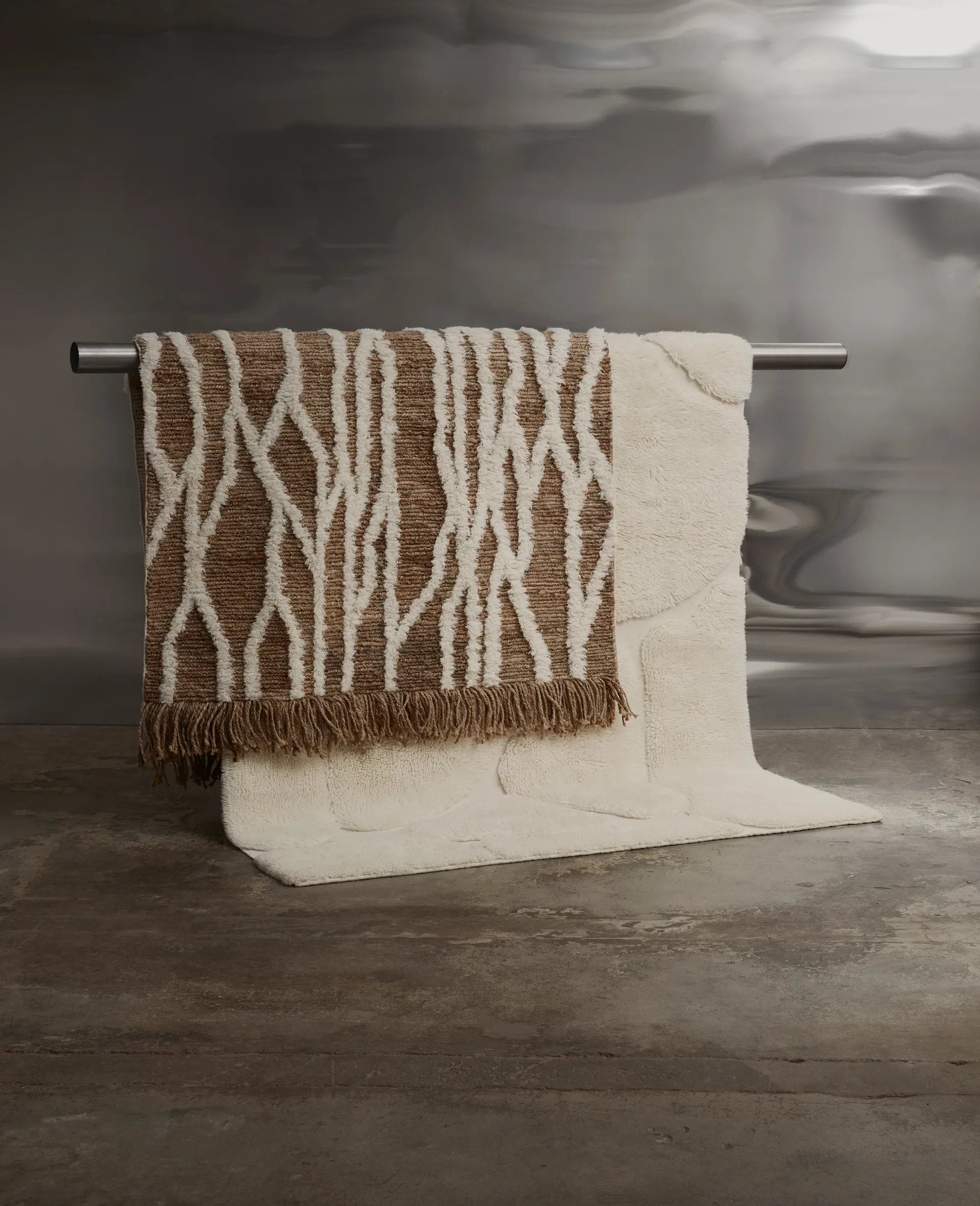 Wahl jutematta 200x300 cm, Brown-offwhite Tinted