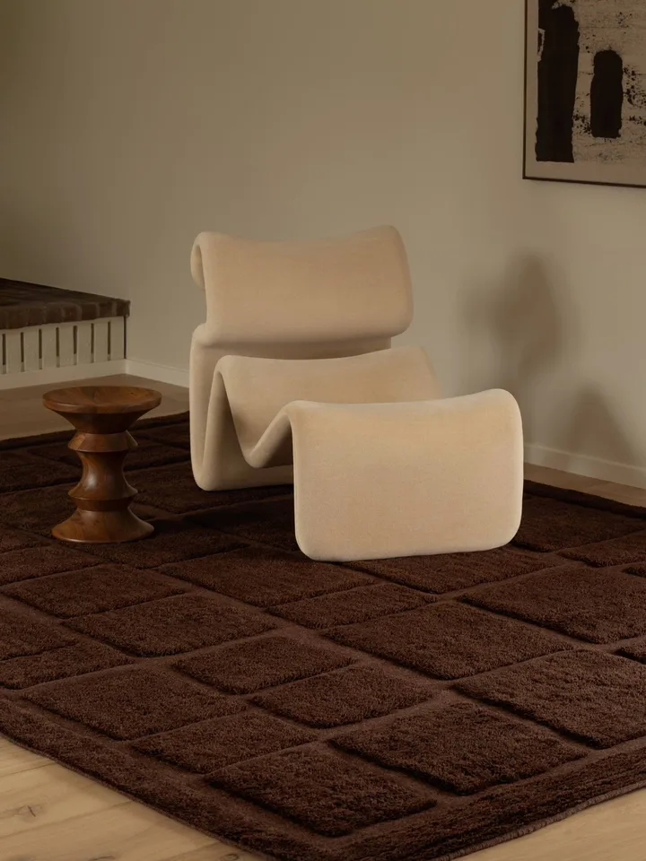 Wandel ullmatta - Brown, 200x300 cm - Tinted