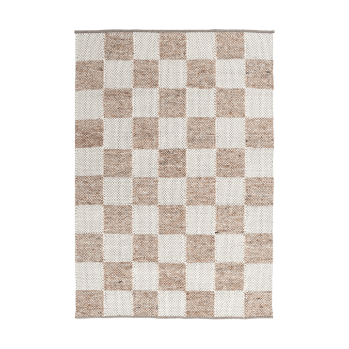 Gotland Design matta Special Edition - Light brown-white nr. 2412, 140x200 cm - Tisca