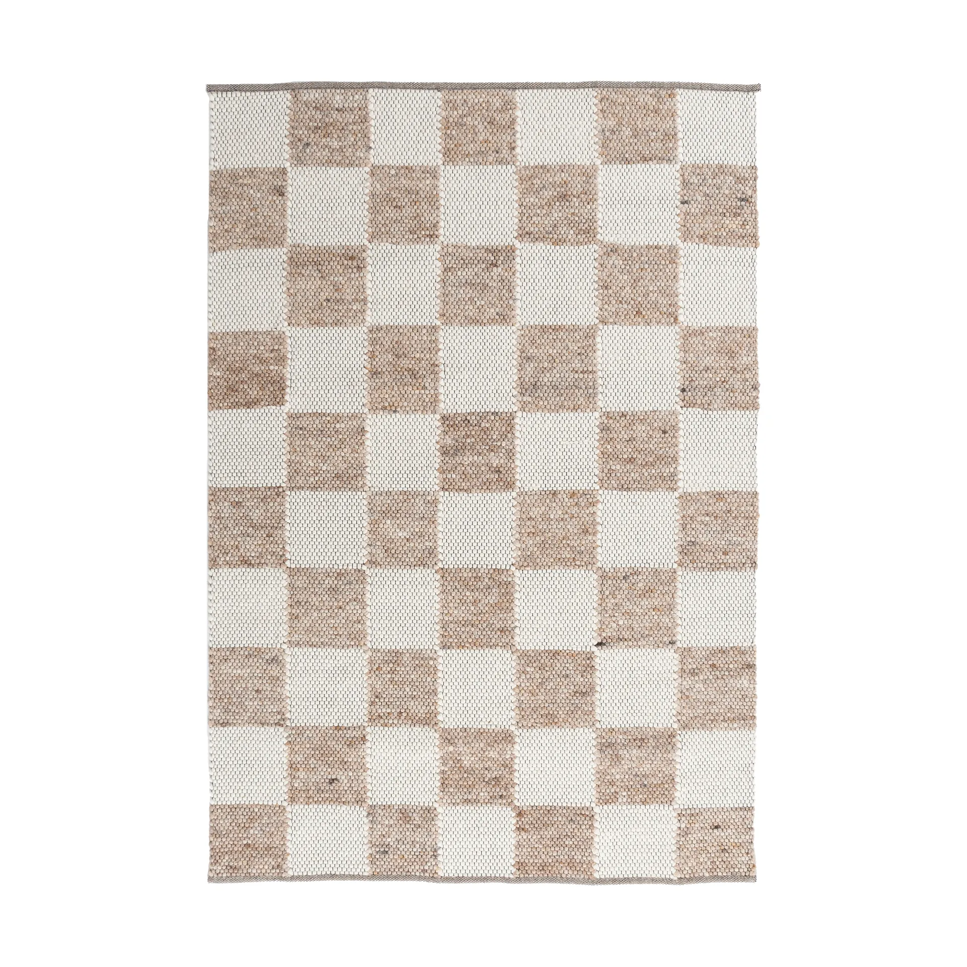 Gotland Design matta Special Edition, Light brown-white nr. 2412, 90x180 cm Tisca