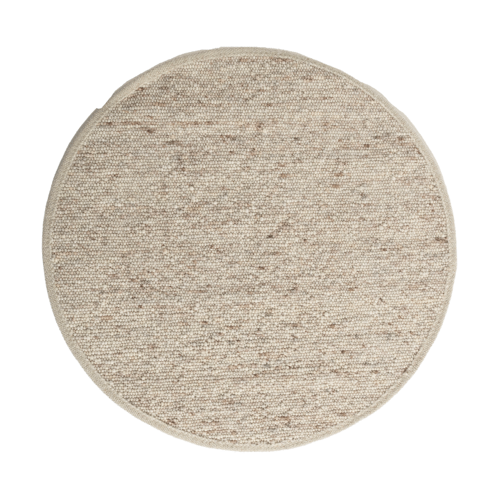 Sierrafil round matta - Ecru nr 32, Ø170 cm - Tisca