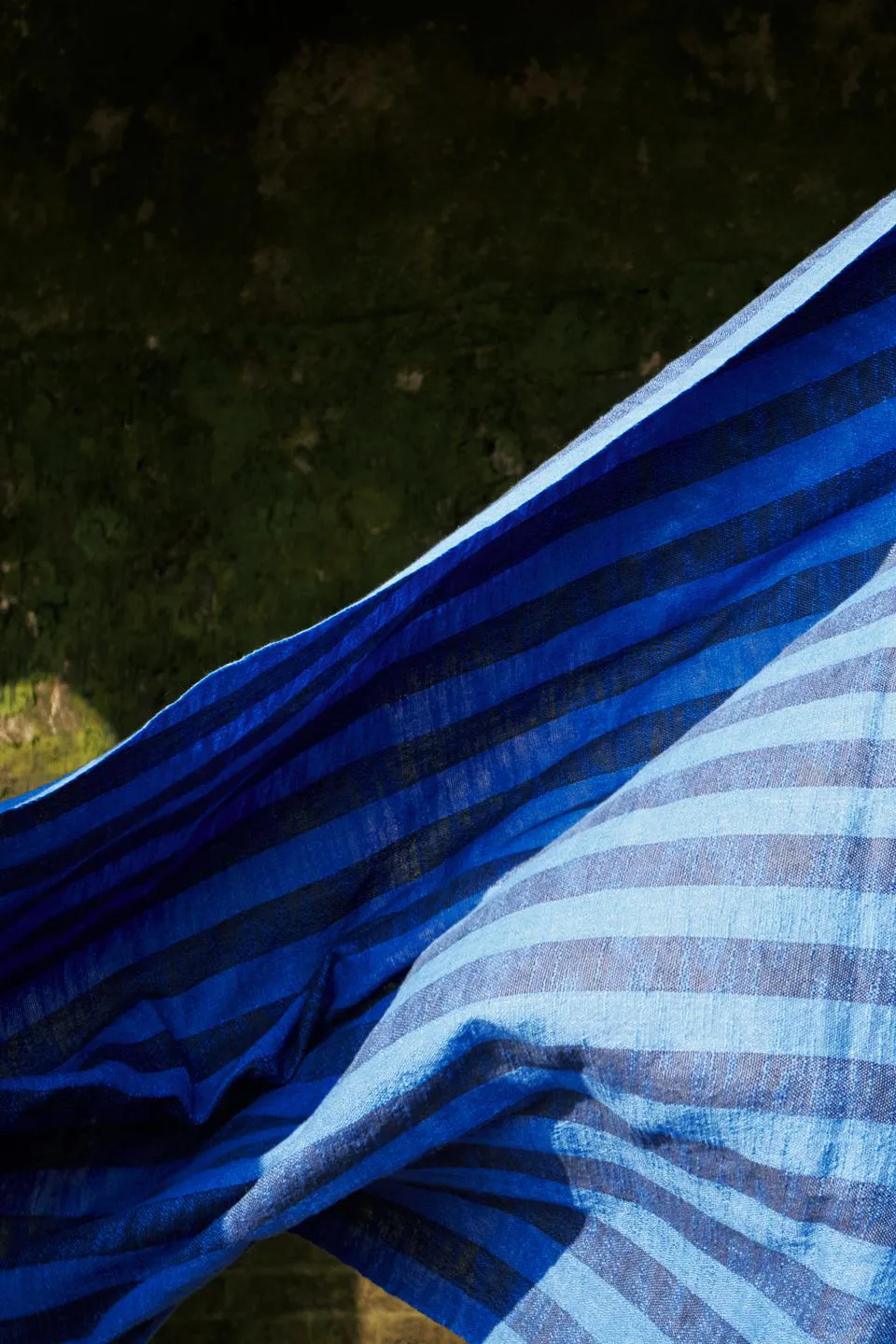 Band pläd 160x200 cm, Blue & Black Tom Dixon