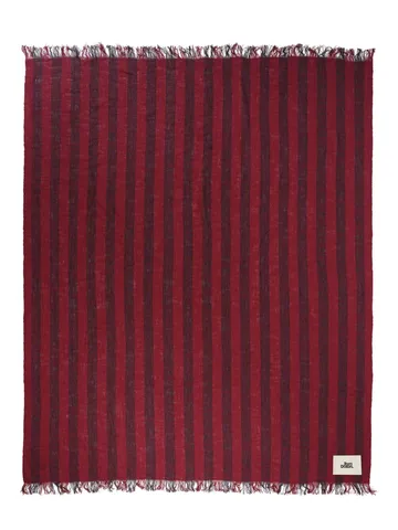 Band pläd 160x200 cm - Burgundy & Black - Tom Dixon
