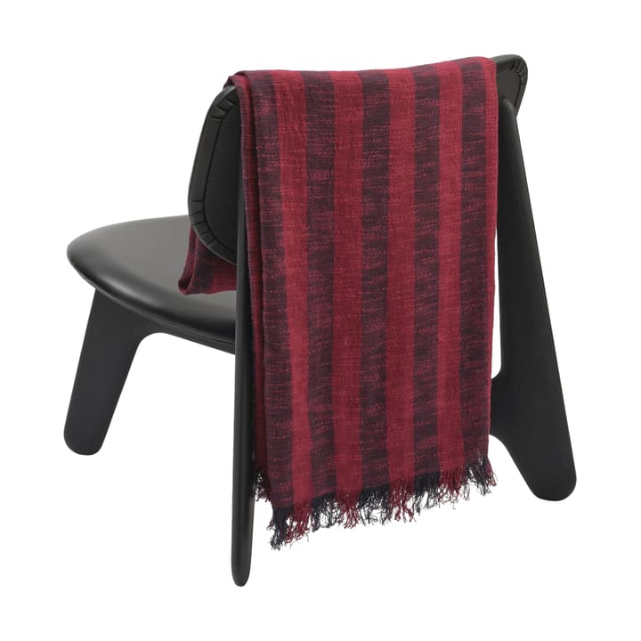 Band pläd 160x200 cm, Burgundy & Black Tom Dixon