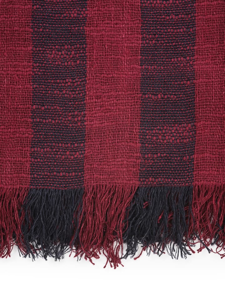 Band pläd 160x200 cm, Burgundy & Black Tom Dixon