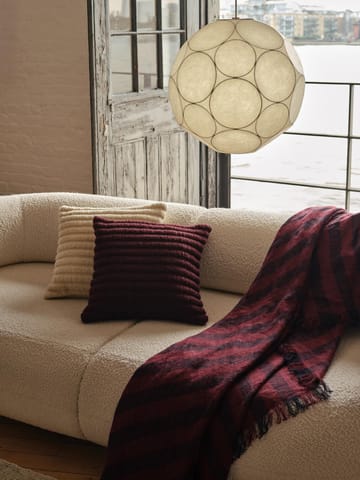 Band pläd 160x200 cm - Burgundy & Black - Tom Dixon