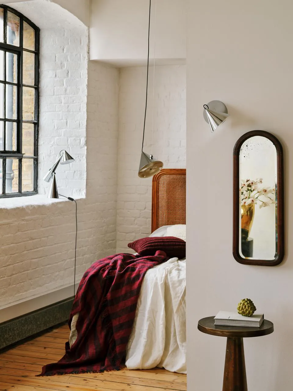 Band pläd 160x200 cm, Burgundy & Black Tom Dixon