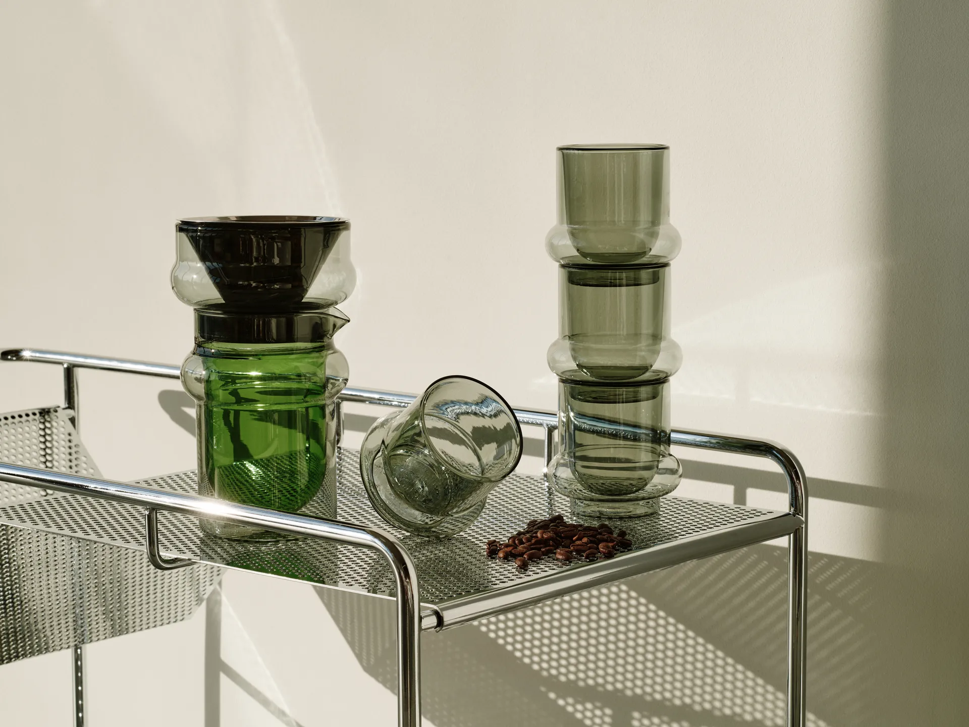 Bump karaff & filter set 40 cl, Green Tom Dixon