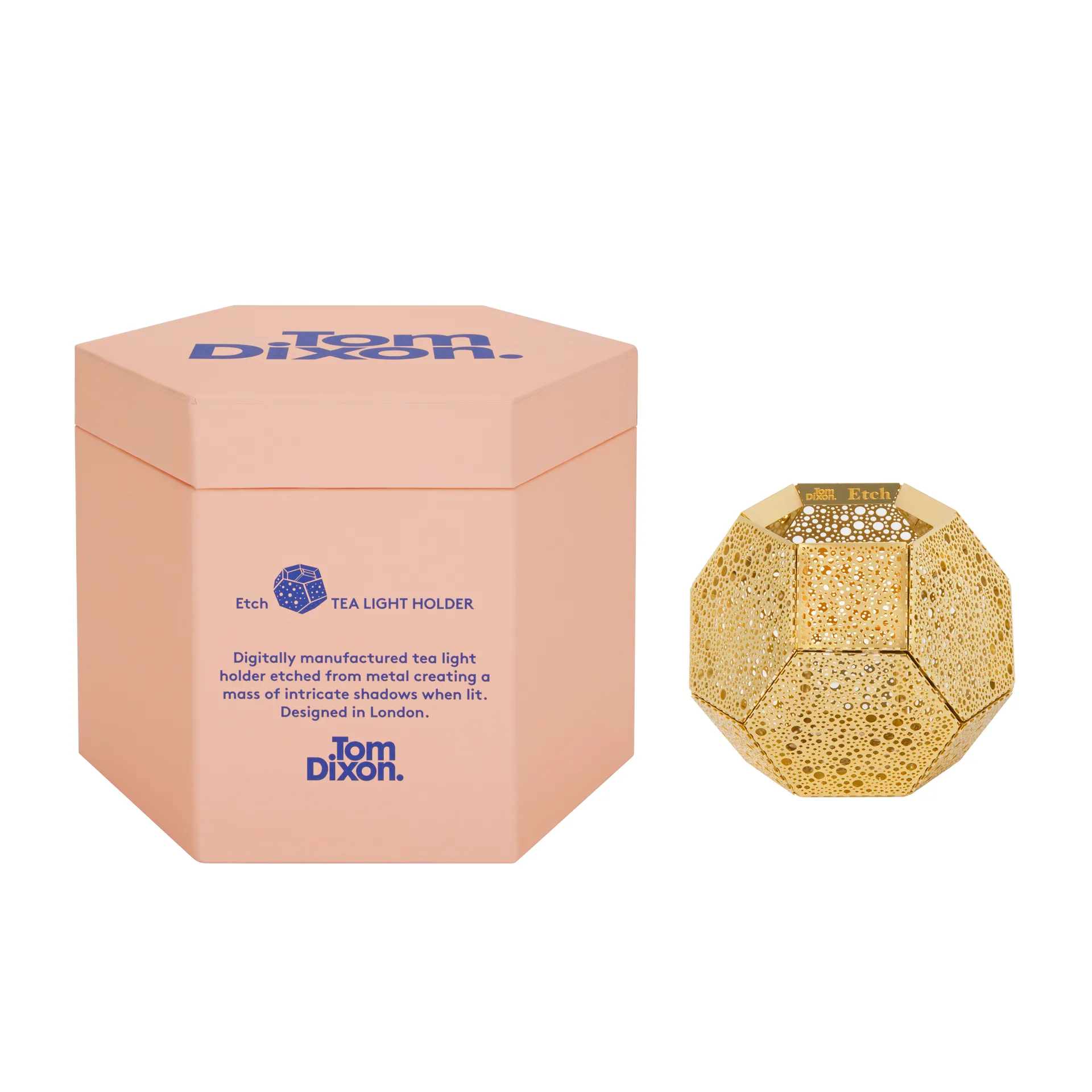 Etch ljuslykta, Mässing Tom Dixon