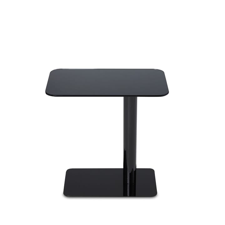 Flash sidobord 30x50 cm - Svart spegelglas-svart stativ - Tom Dixon