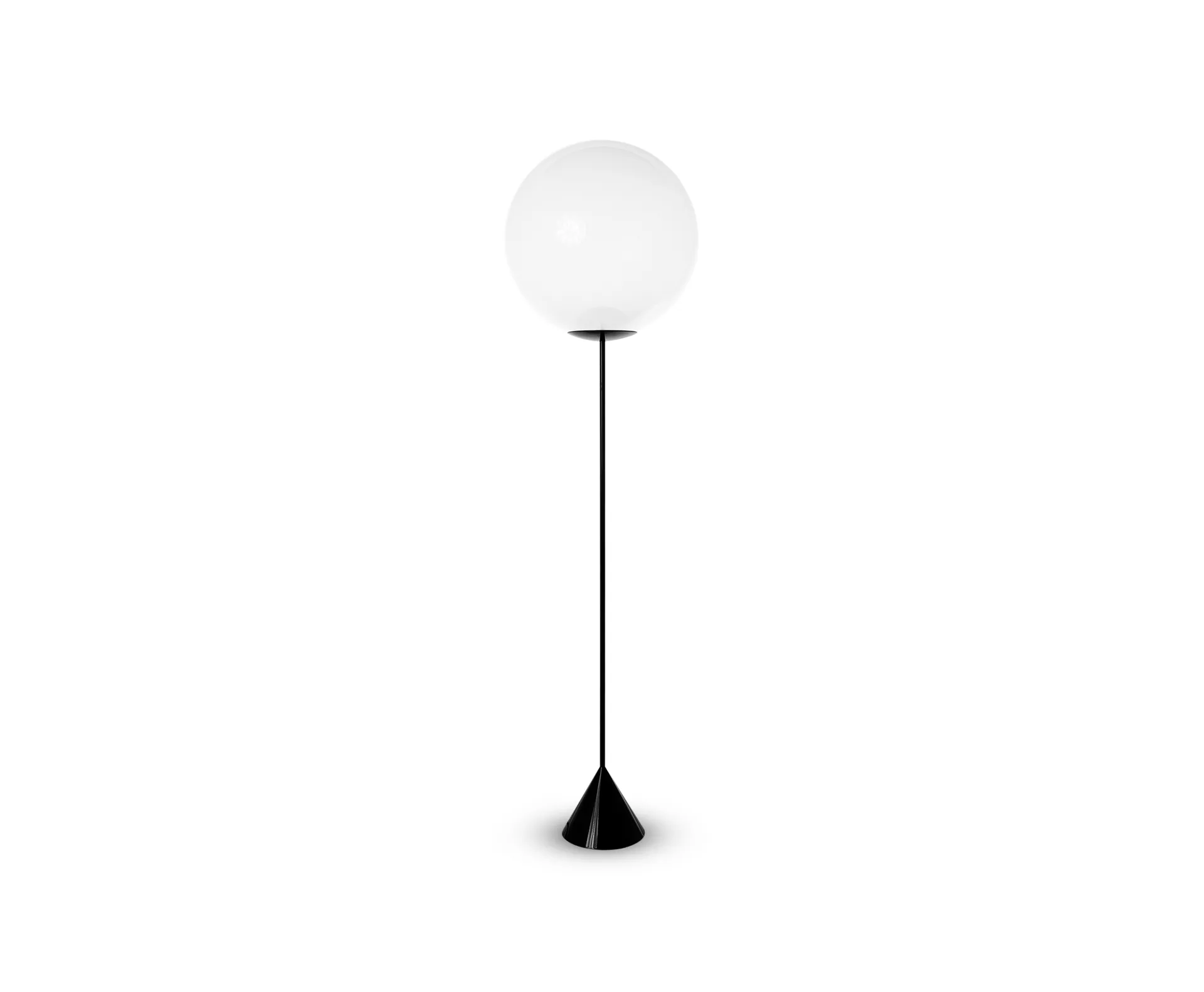 Globe Cone slim golvlampa LED 180 cm, Opal Tom Dixon