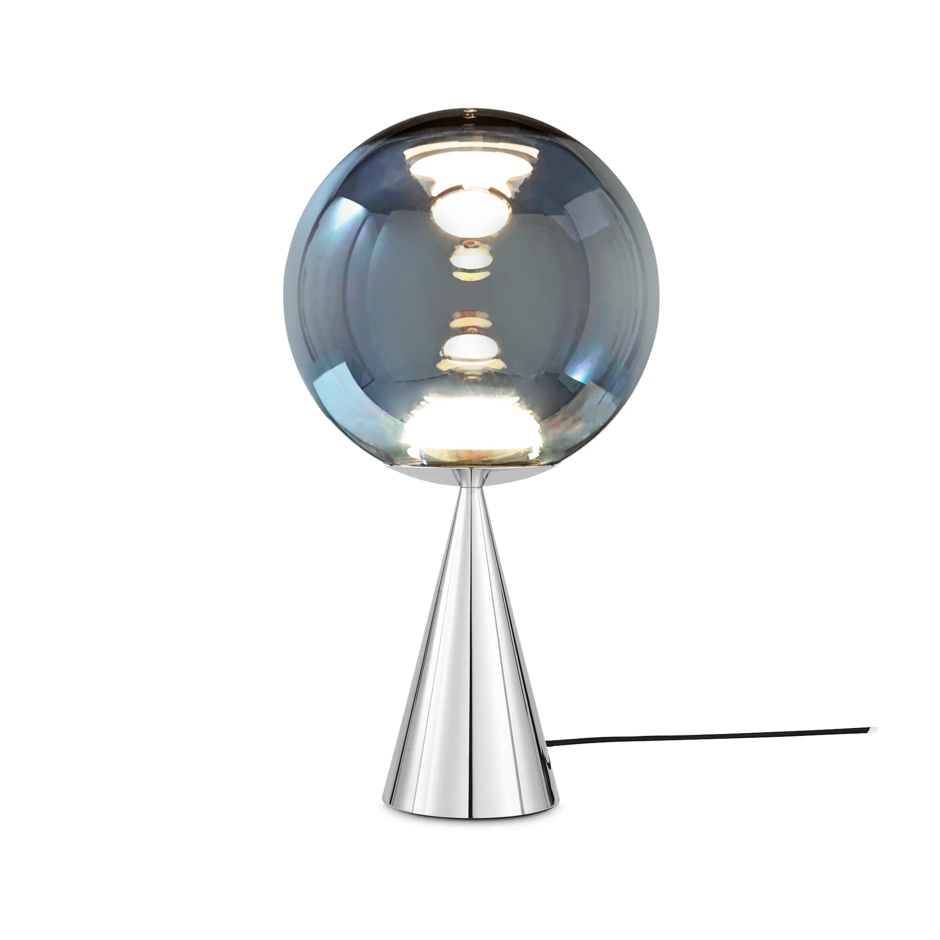 Globe fat bordslampa LED 46,5 cm, Silver-silver Tom Dixon