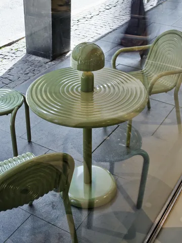 Groove cafébord runt - Moss, Ø70 cm - Bordsskiva - Tom Dixon