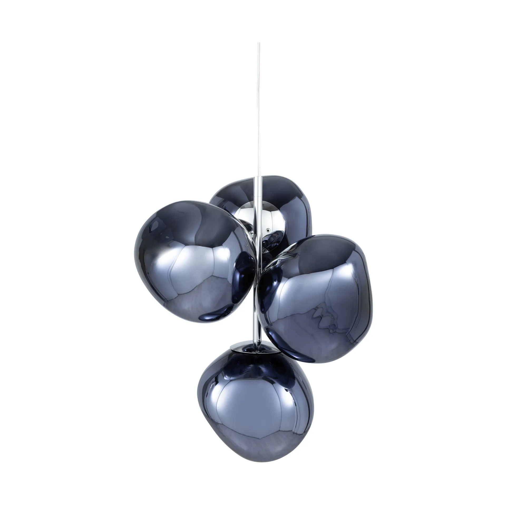 Melt Chandelier mini takkrona LED 63,4 cm, Smoke Tom Dixon