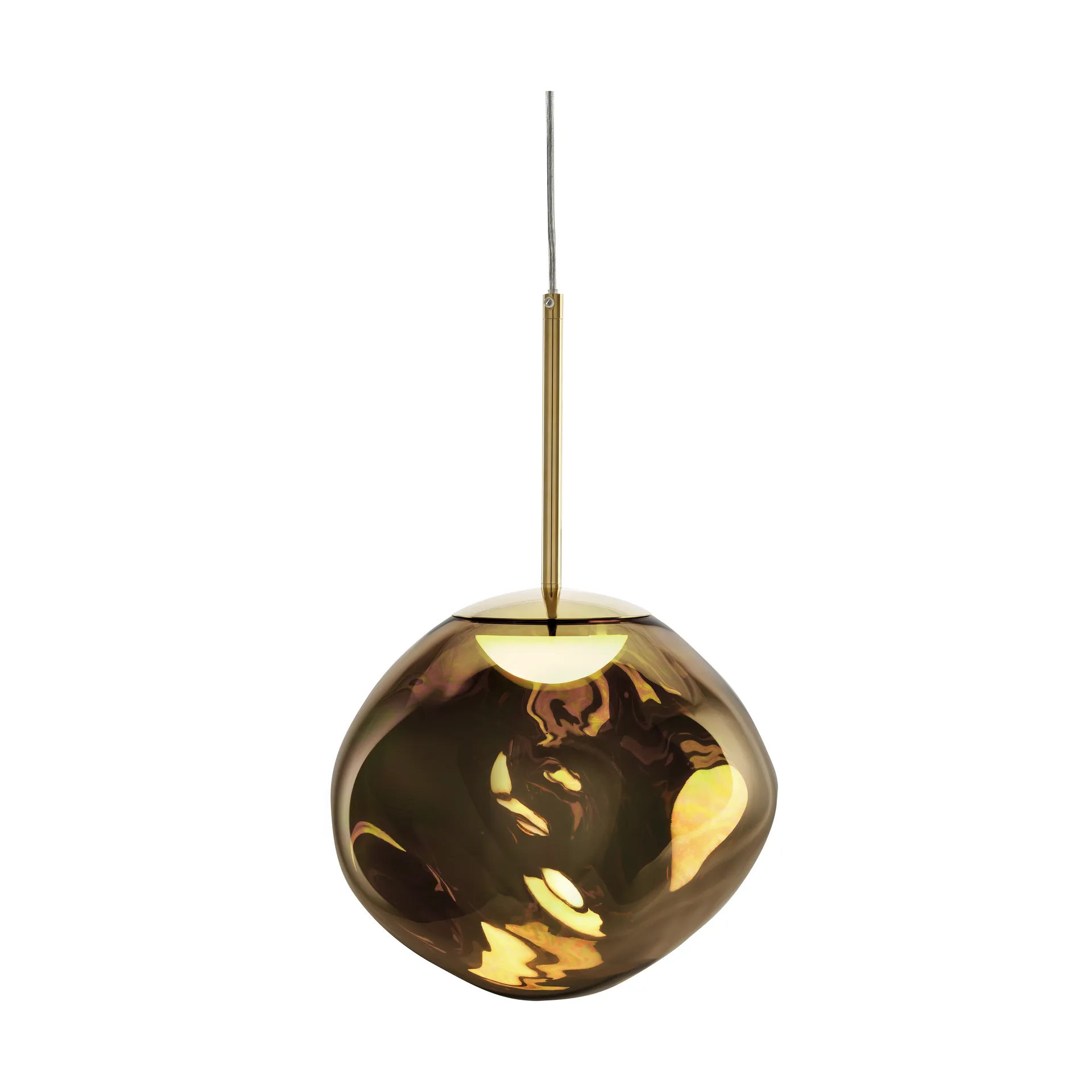 Melt pendel LED, Bronze (brons), mini 27x28 cm Tom Dixon