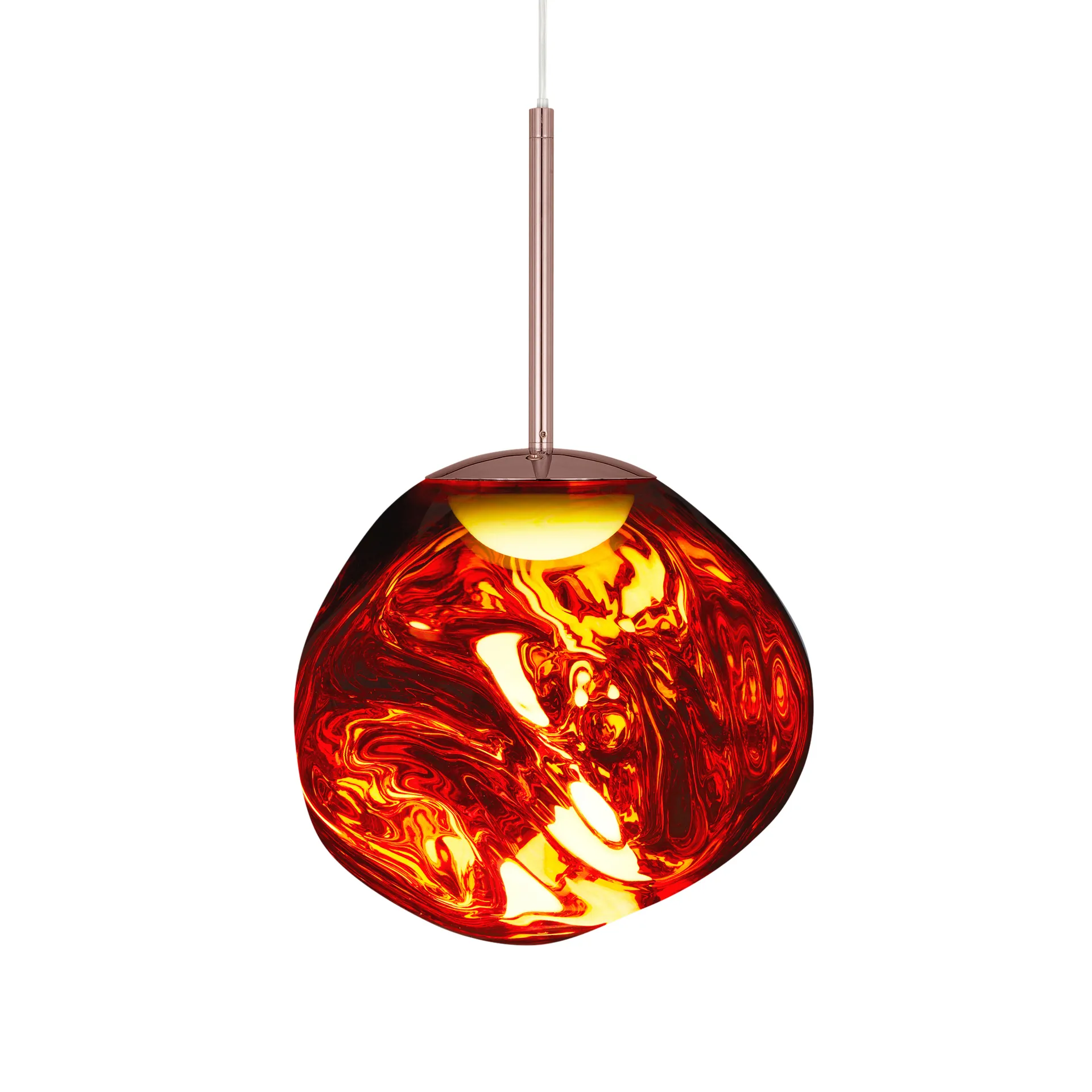 Melt pendel LED, Copper (koppar), mini 27x28 cm Tom Dixon