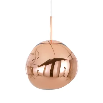 Melt pendel LED - Copper (koppar), mini 27x28 cm - Tom Dixon
