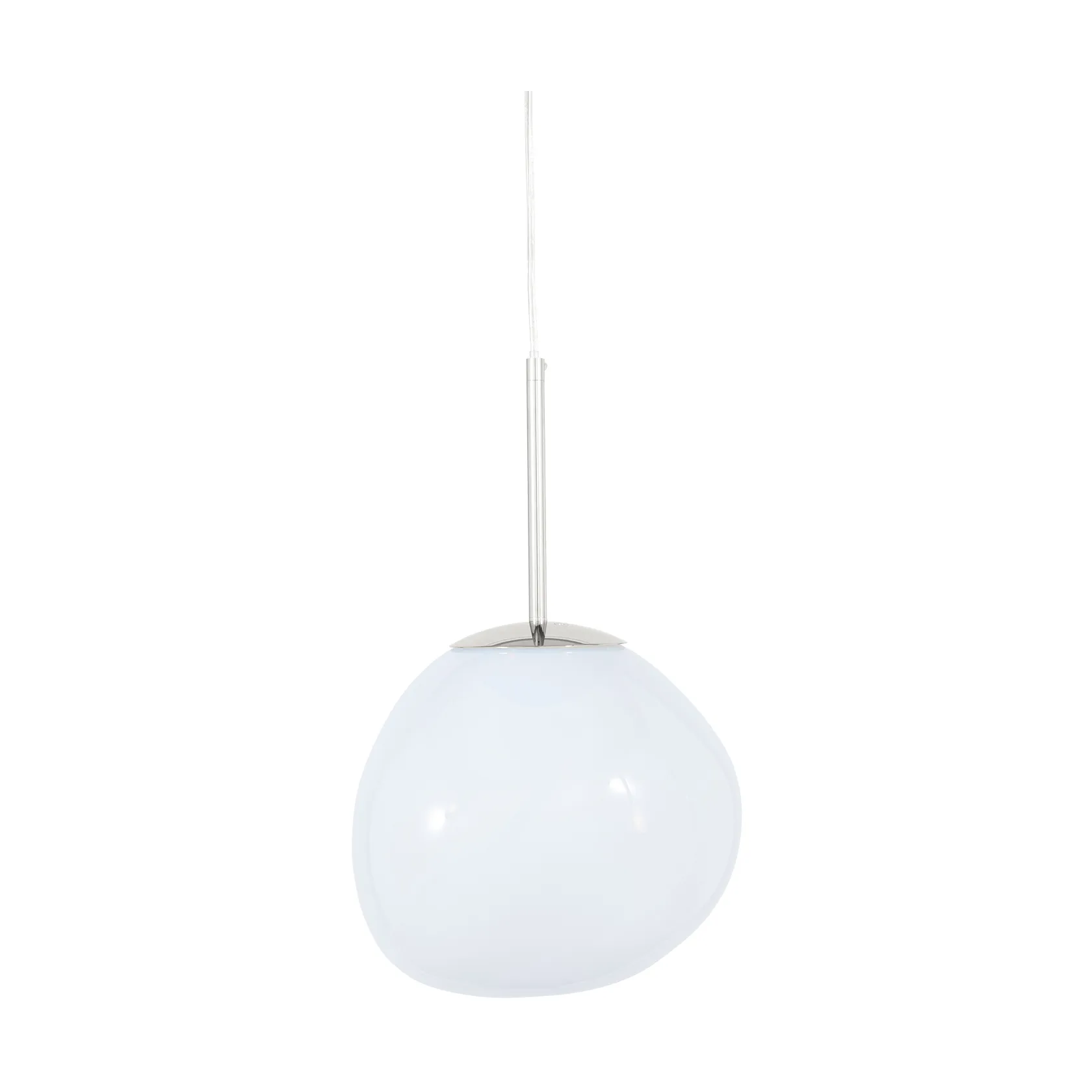 Melt pendel LED, Opal-silver, mini 27x28 cm Tom Dixon
