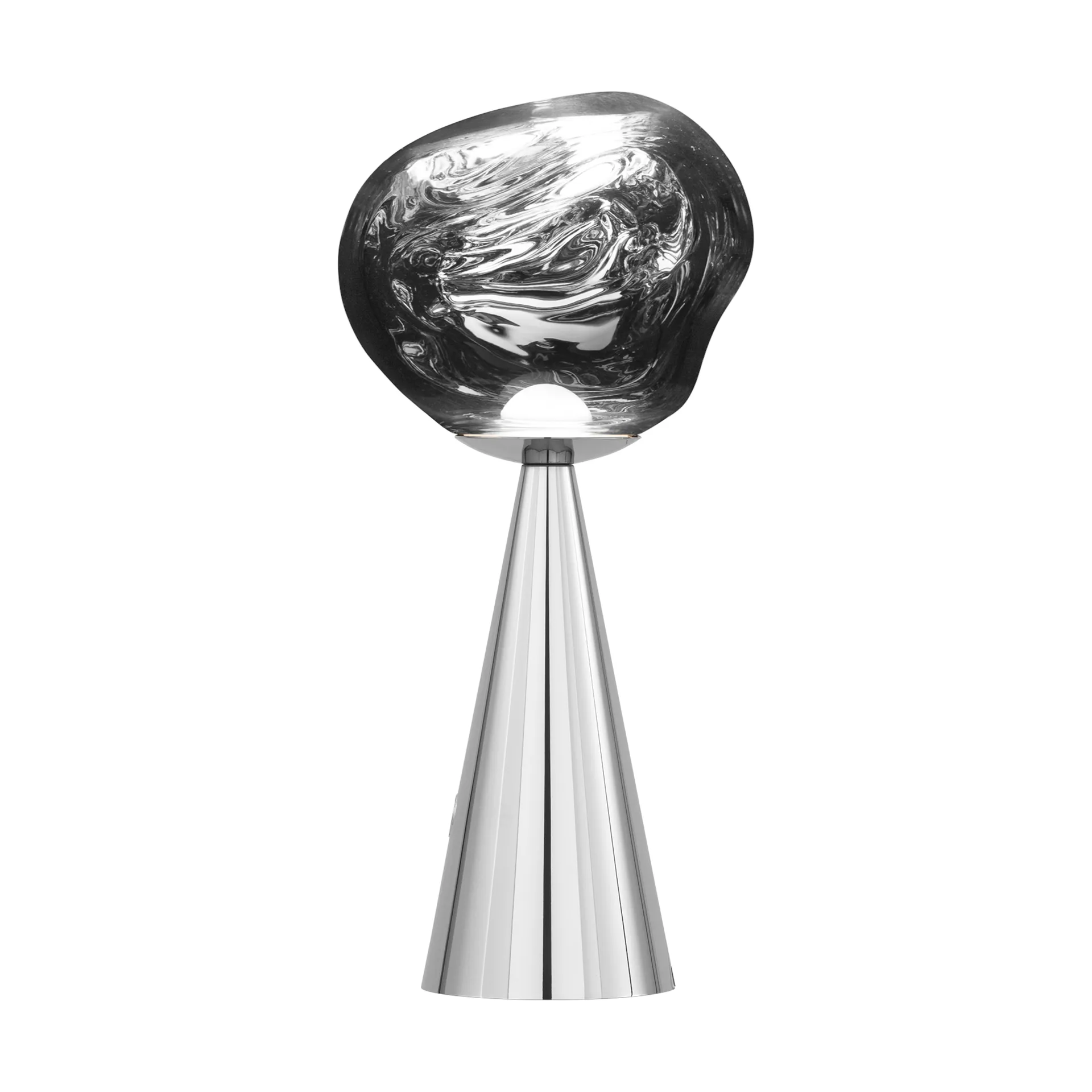 Melt portabel LED bordslampa 28,5 cm, Silver Tom Dixon