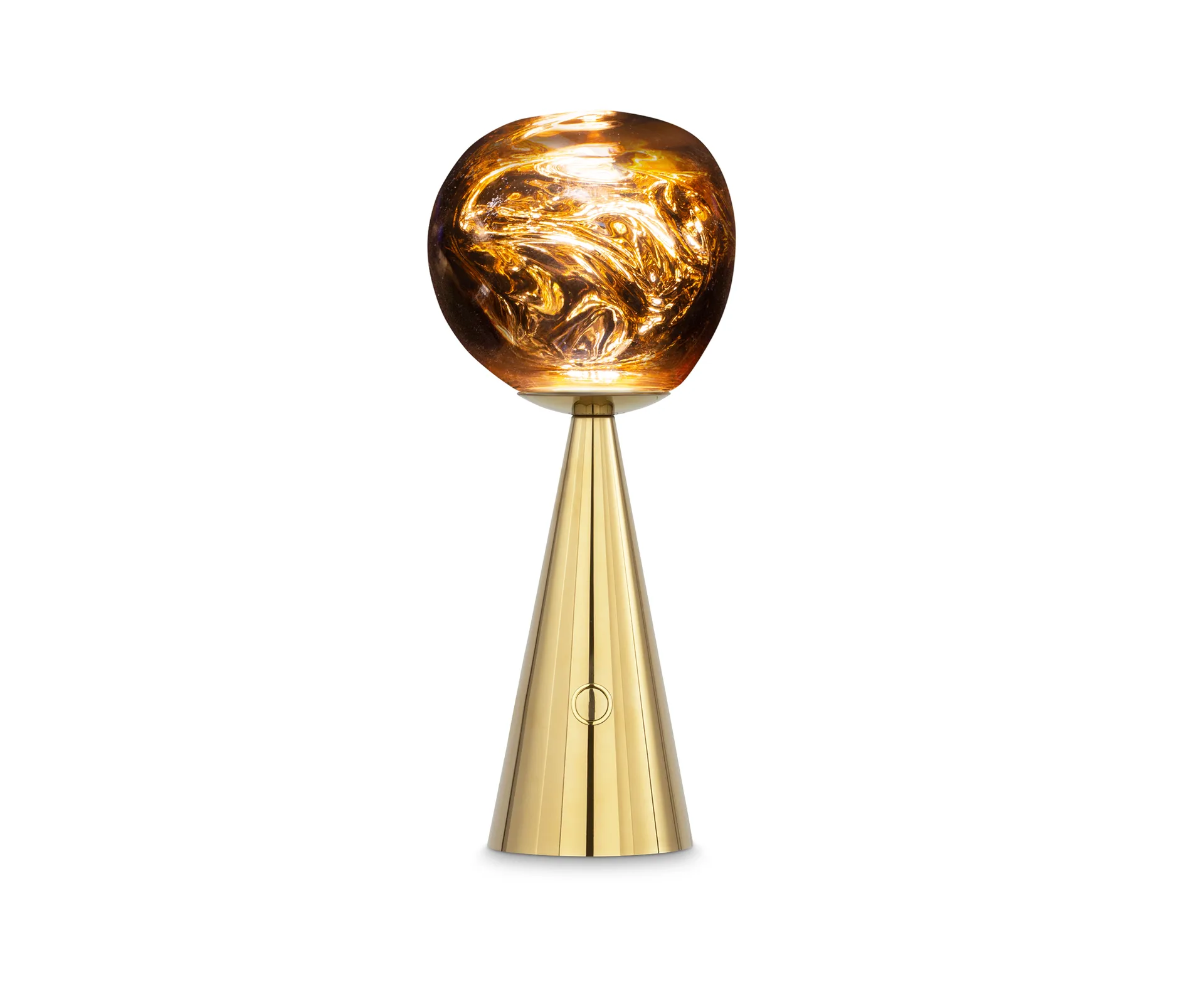 Melt Portable bordslampa, Gold Tom Dixon