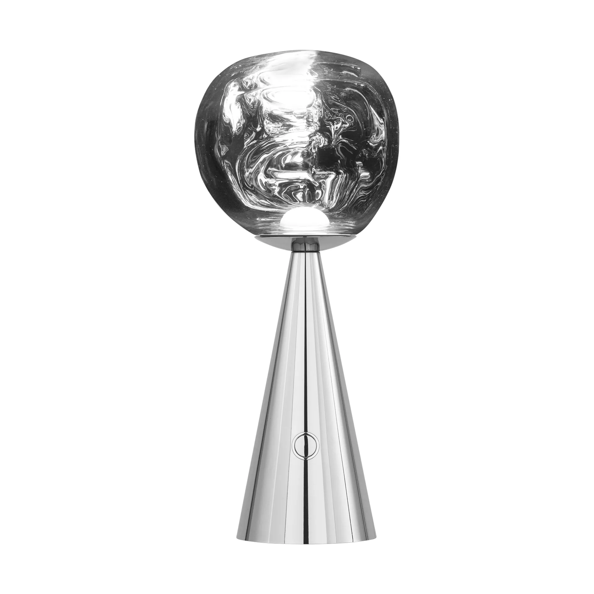 Melt Portable LED bordslampa 28,5 cm, Silver Tom Dixon
