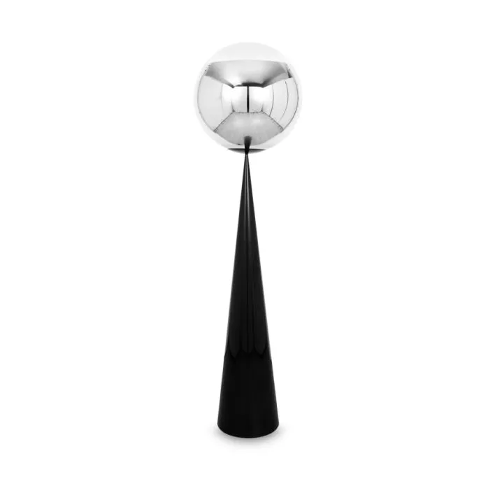 Mirror Ball fat golvlampa LED 175,5 cm, Silver-silver Tom Dixon