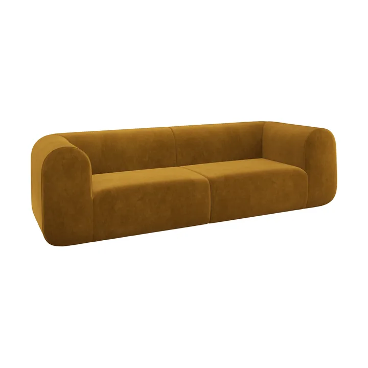 Plump modulsoffa - Gold royal velvet, 3-sits - Tom Dixon