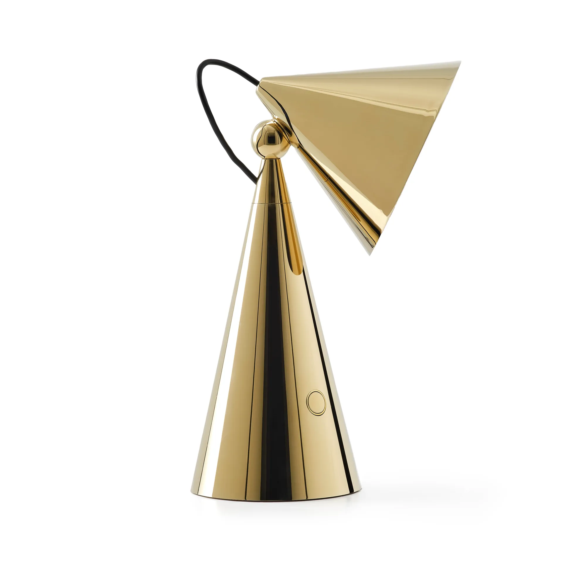 Pose Portable LED bordslampa, Gold Tom Dixon