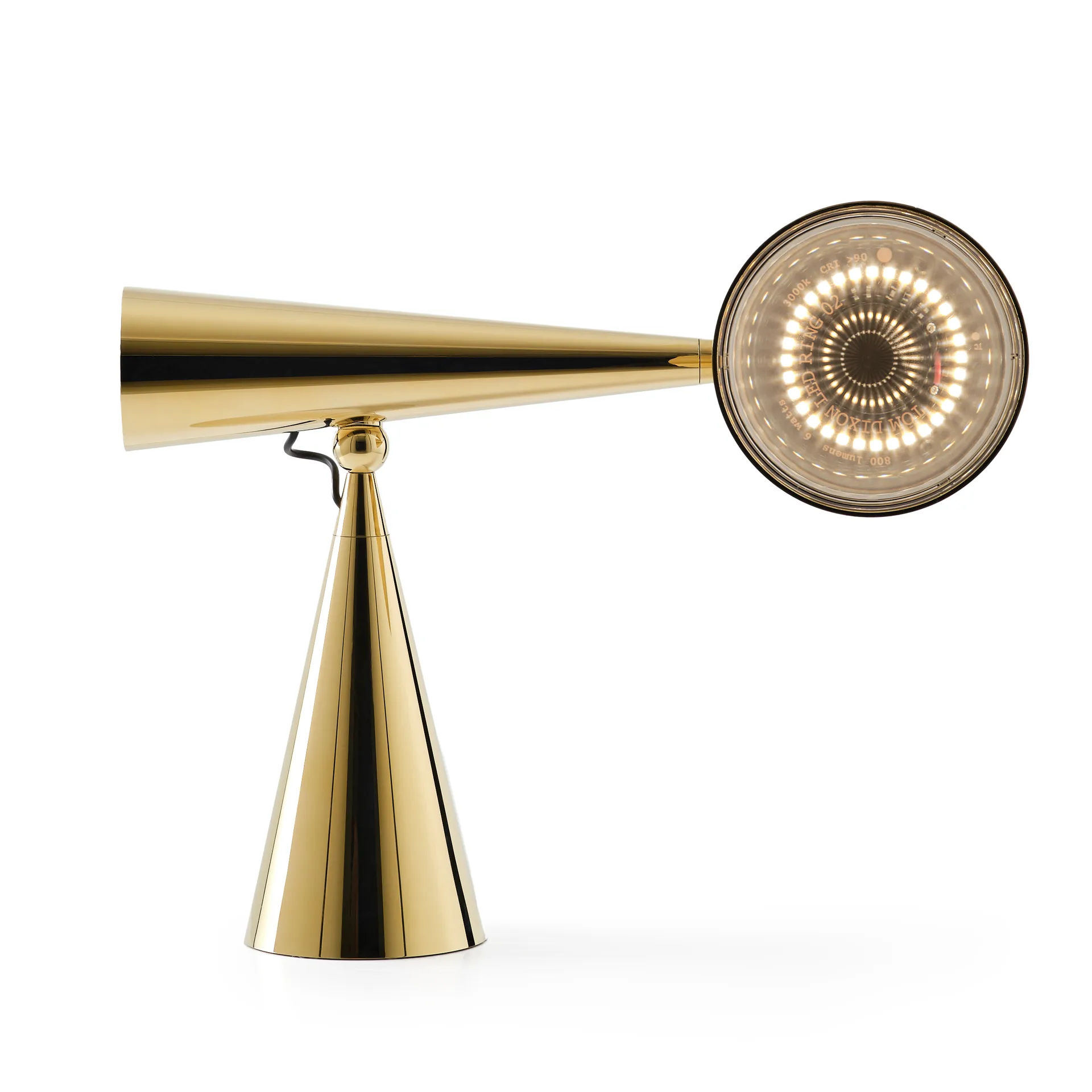 Pose Task LED bordslampa, Gold Tom Dixon