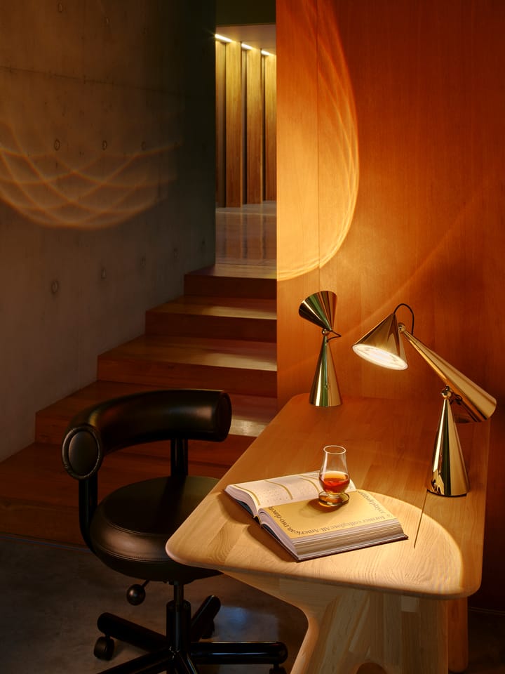 Pose Task LED bordslampa, Gold Tom Dixon