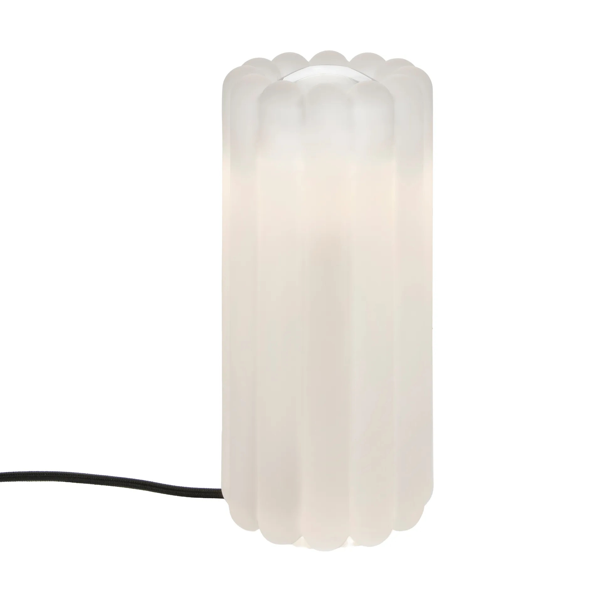 Press bordslampa LED 23,5 cm, Frosted Tom Dixon