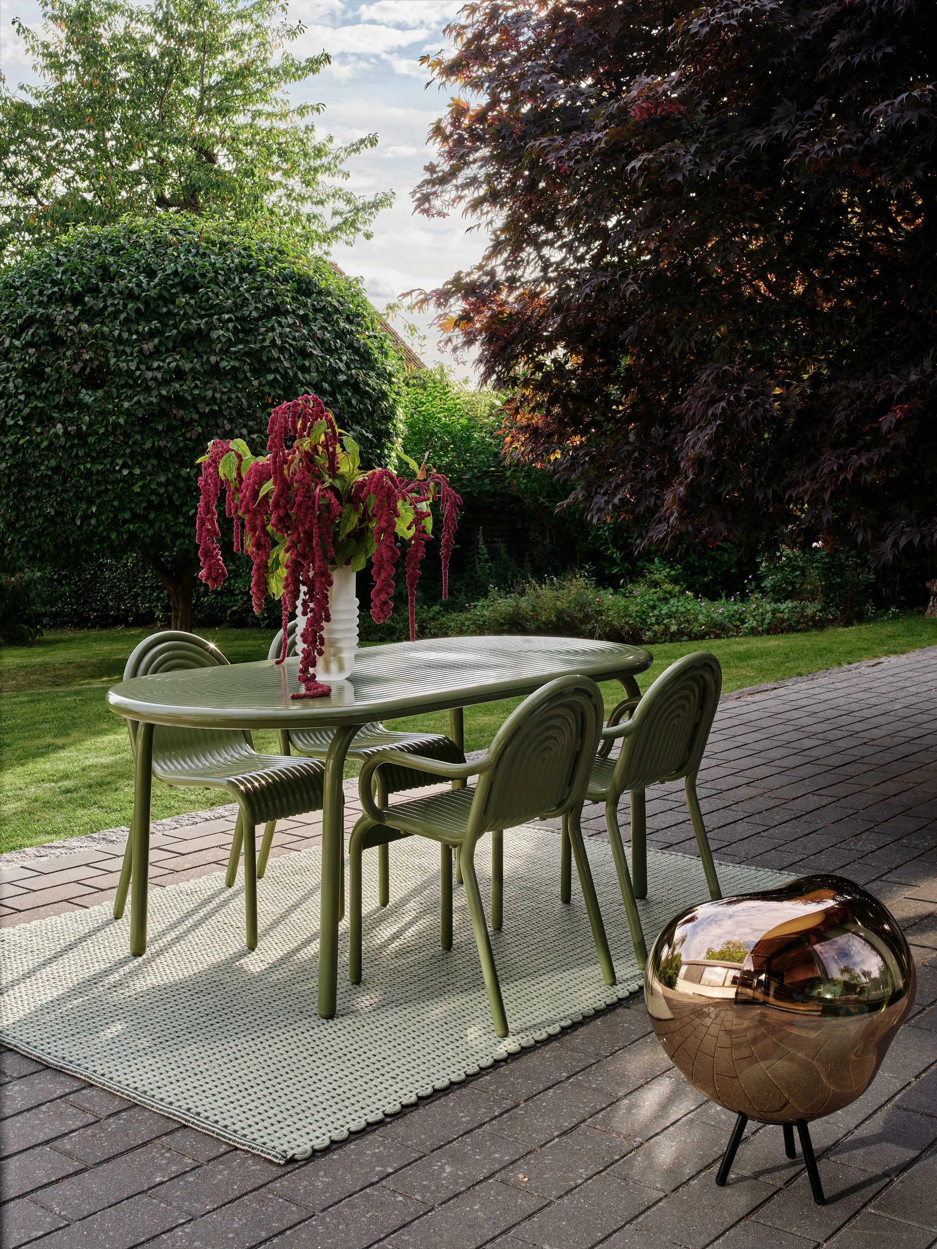 Press Large vas, Frosted Tom Dixon