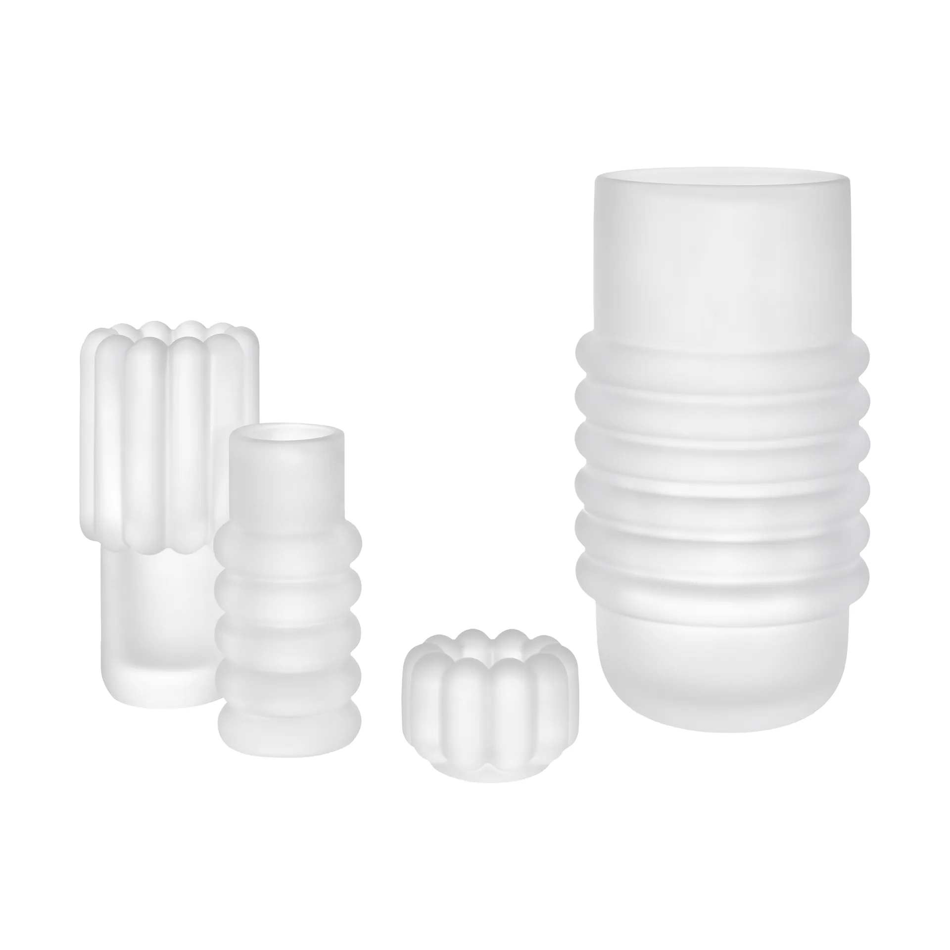 Press Large vas, Frosted Tom Dixon