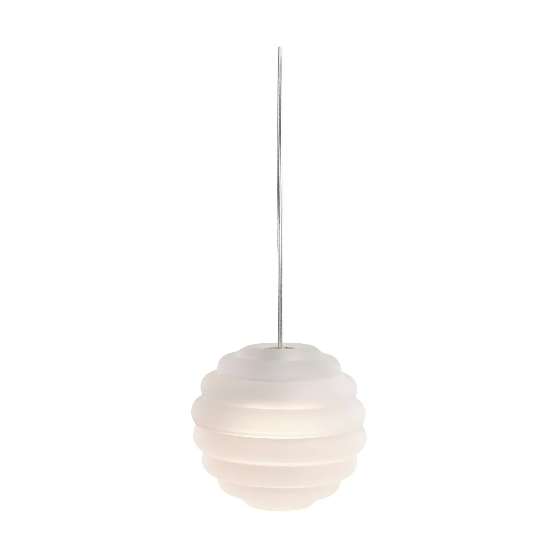 Press Sphere mini pendel LED Ø14,5 cm, Frosted Tom Dixon