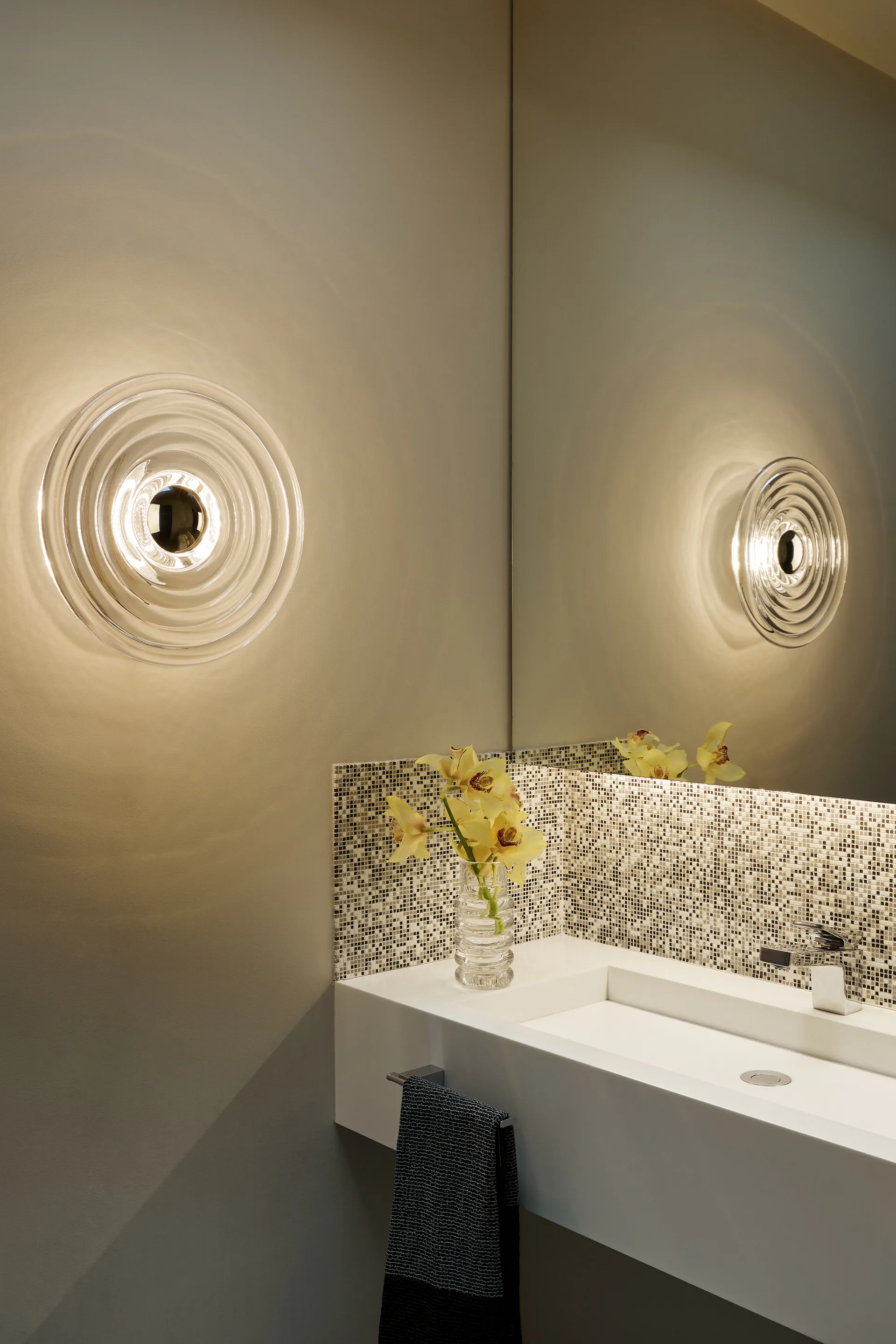 Press Surface vägglampa large LED 35 cm, Clear (klar) Tom Dixon